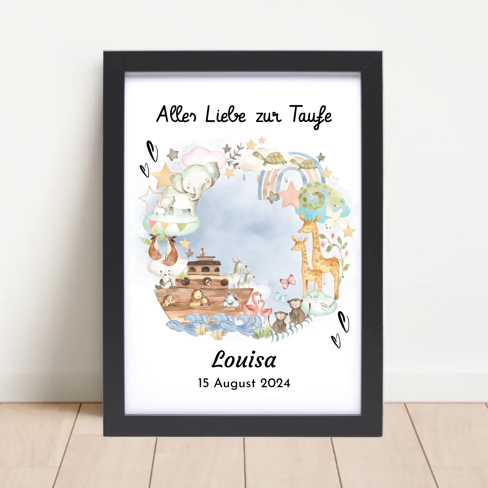 Taufe Poster Geschenk personalisiert - Cantty