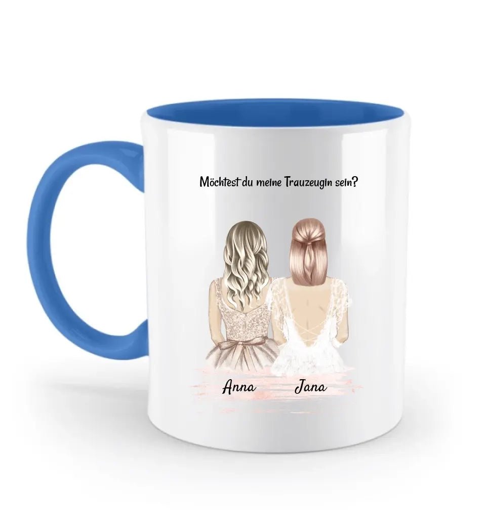 Trauzeugin Fragen Tasse Geschenk - Cantty