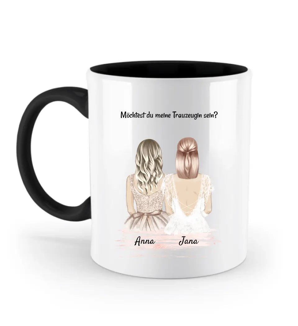 Trauzeugin Fragen Tasse Geschenk - Cantty