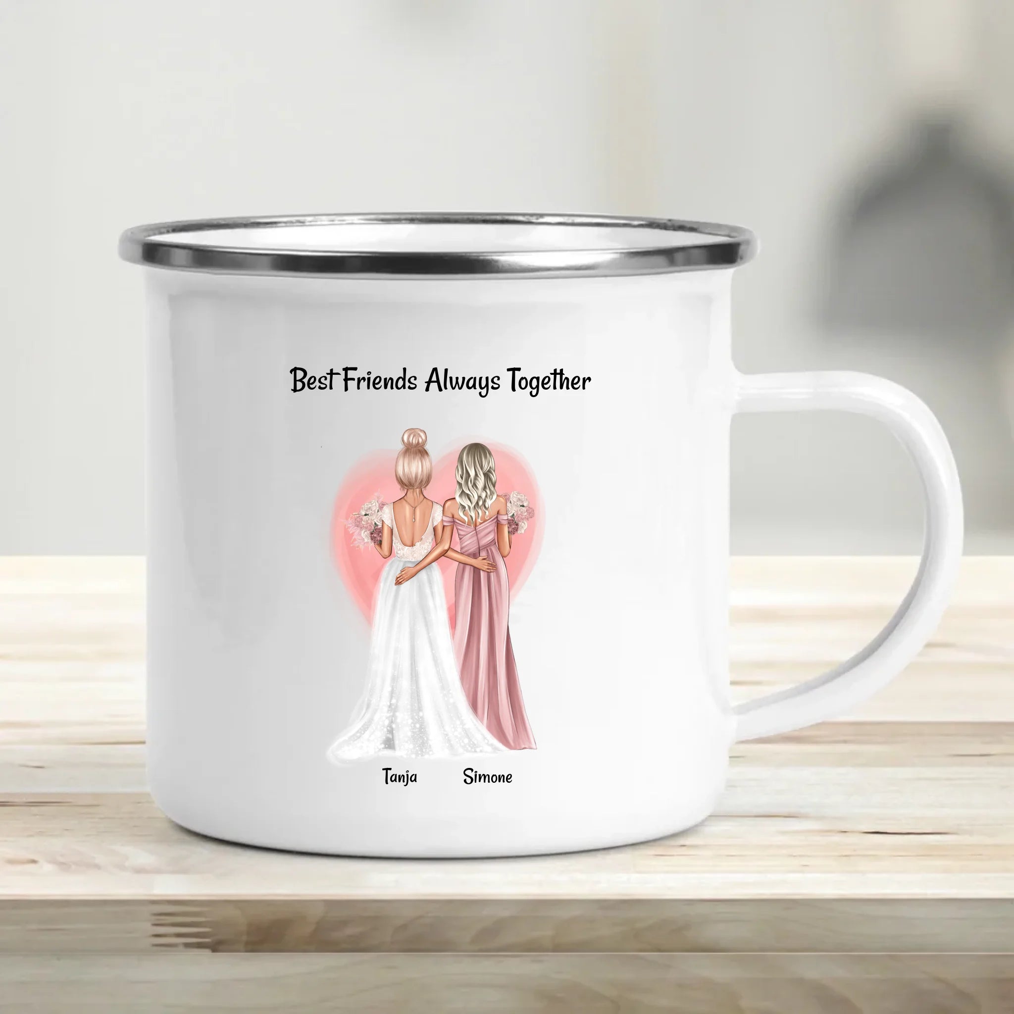 Trauzeugin Geschenk Tasse an Braut personalisiert - Cantty