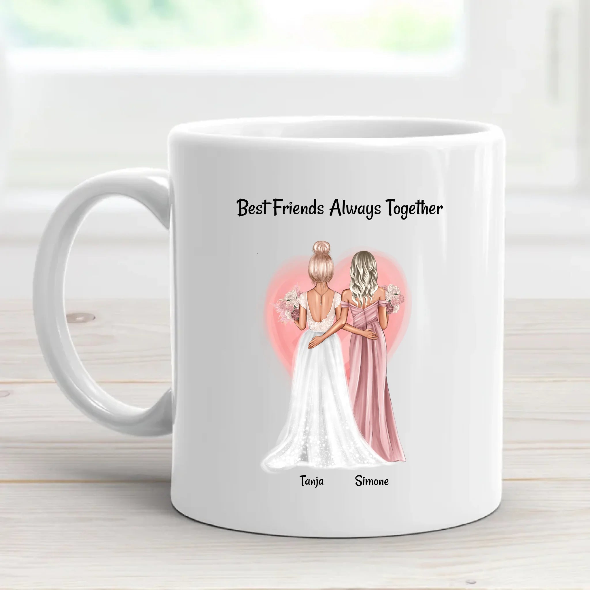 Trauzeugin Geschenk Tasse an Braut personalisiert - Cantty