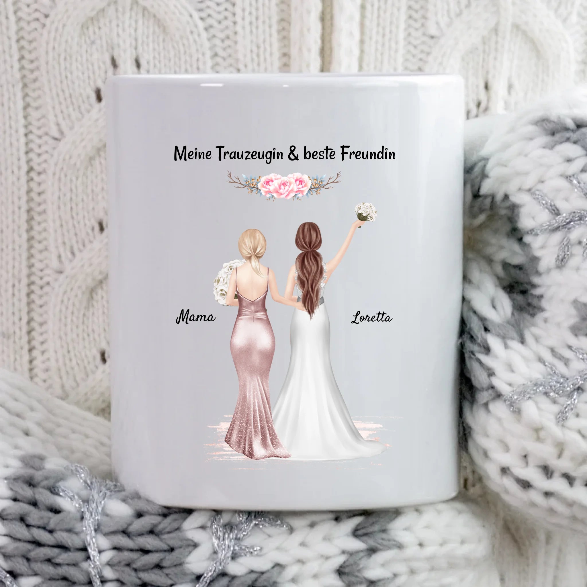Trauzeugin Geschenk Tasse personalisiert - Cantty