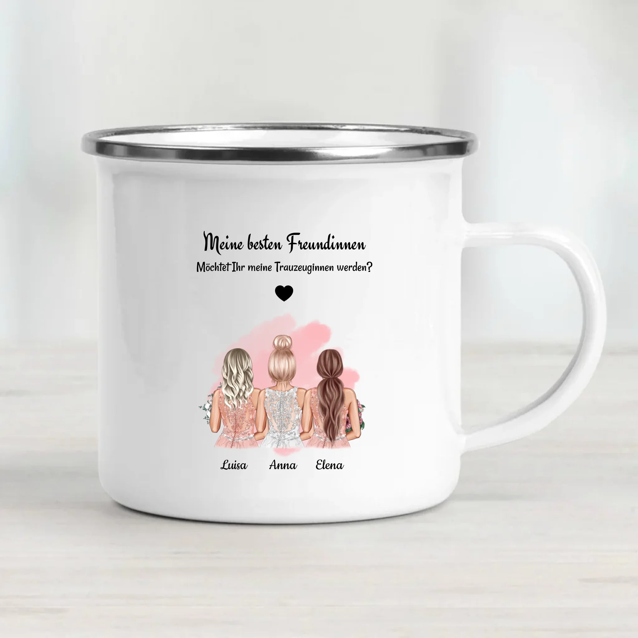 Trauzeuginnen Fragen Tasse - Cantty