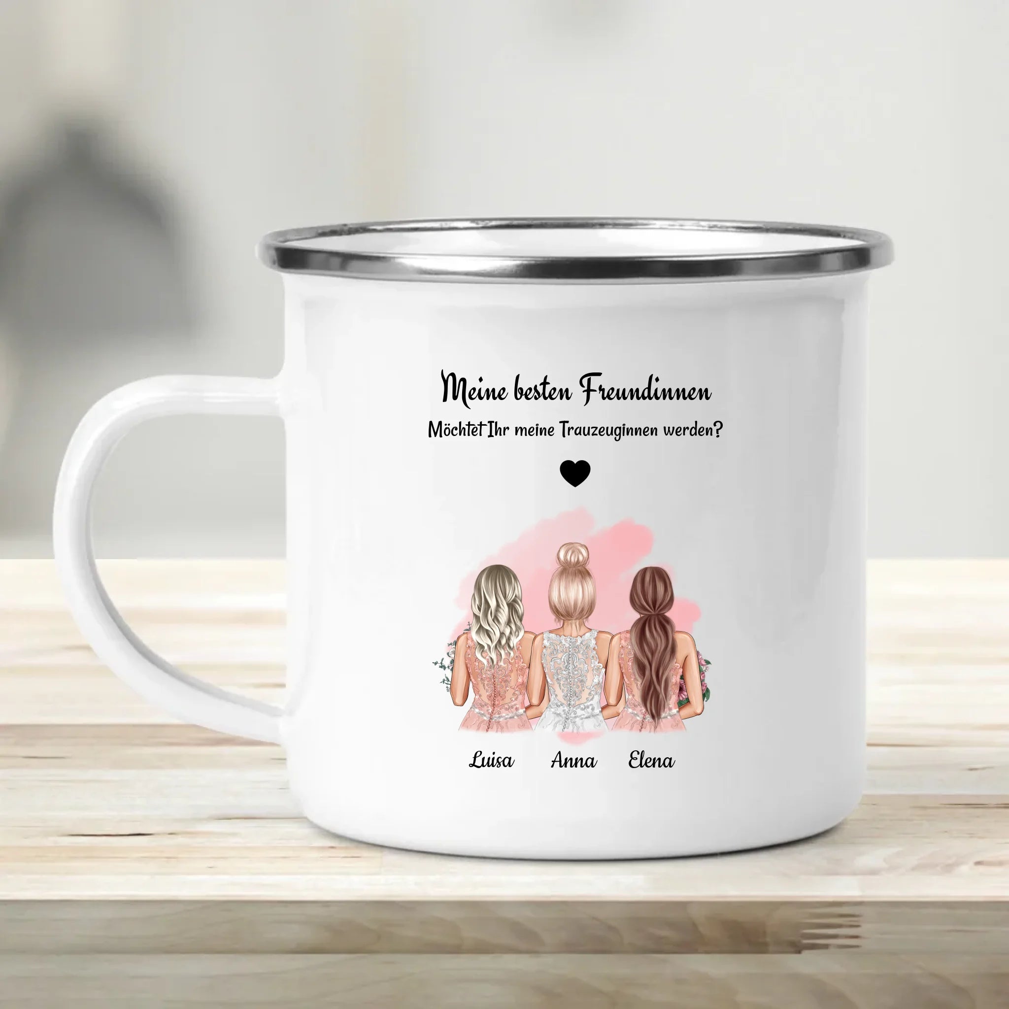 Trauzeuginnen Fragen Tasse - Cantty