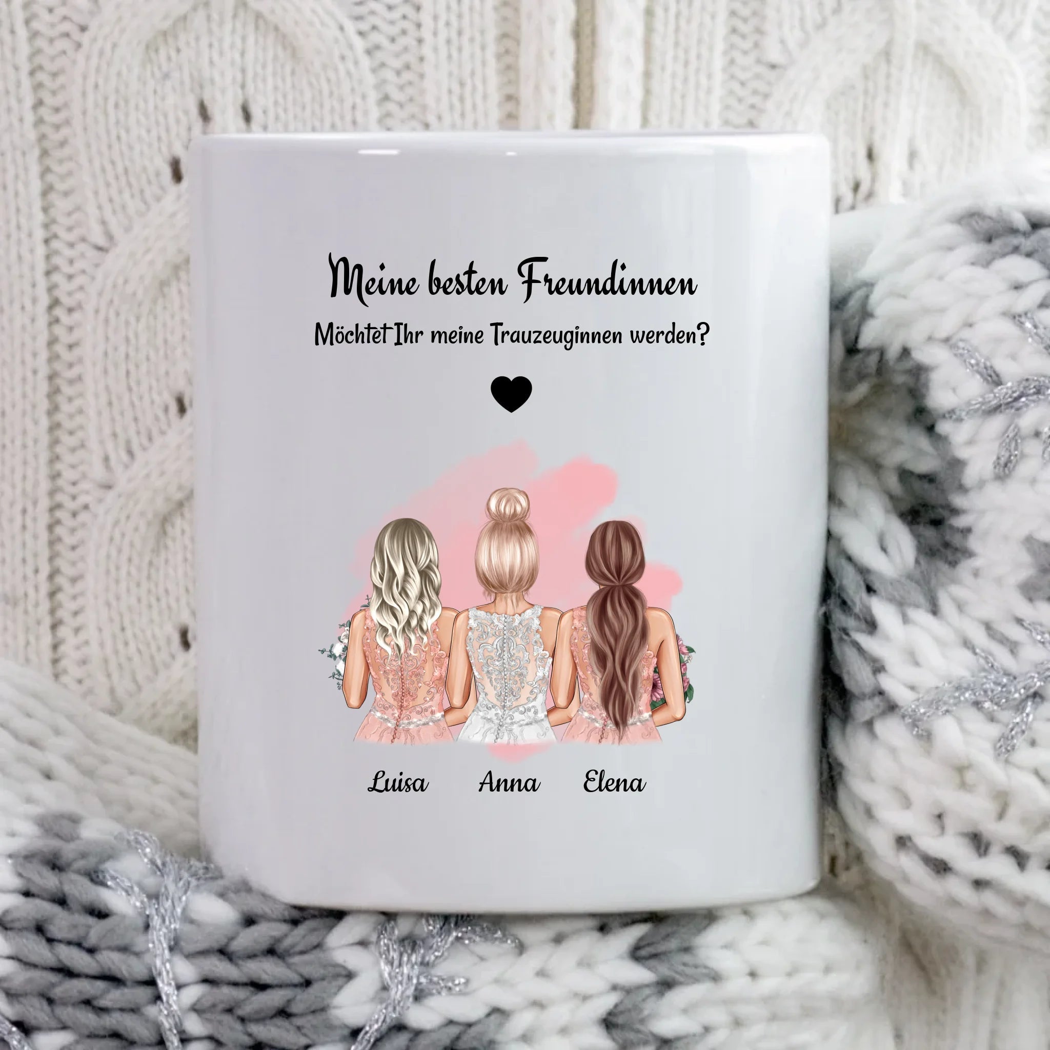 Trauzeuginnen Fragen Tasse - Cantty