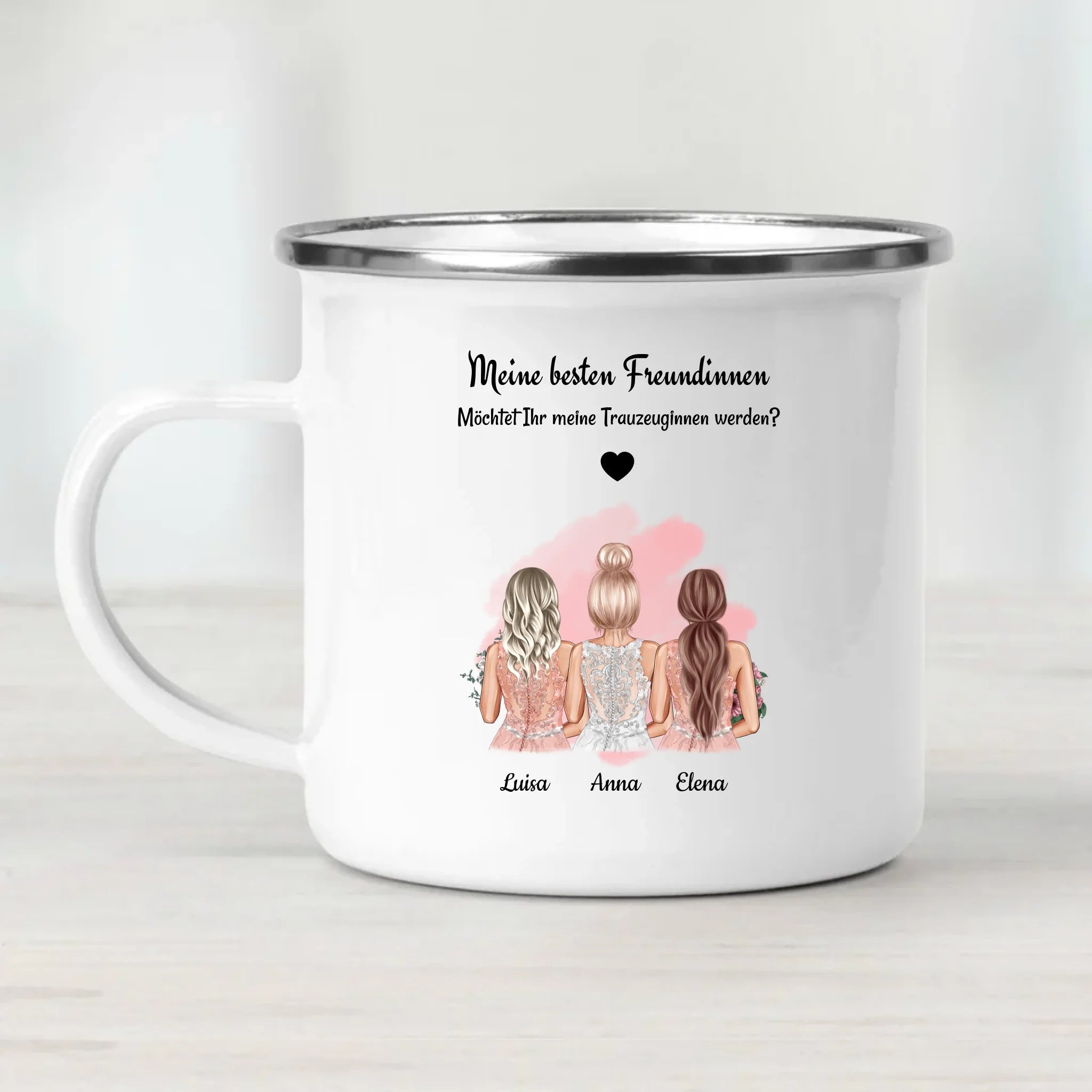 Trauzeuginnen Fragen Tasse - Cantty