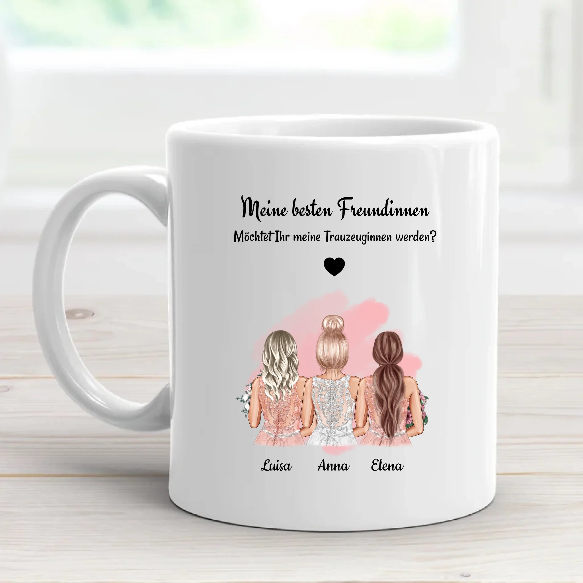 Trauzeuginnen Fragen Tasse - Cantty