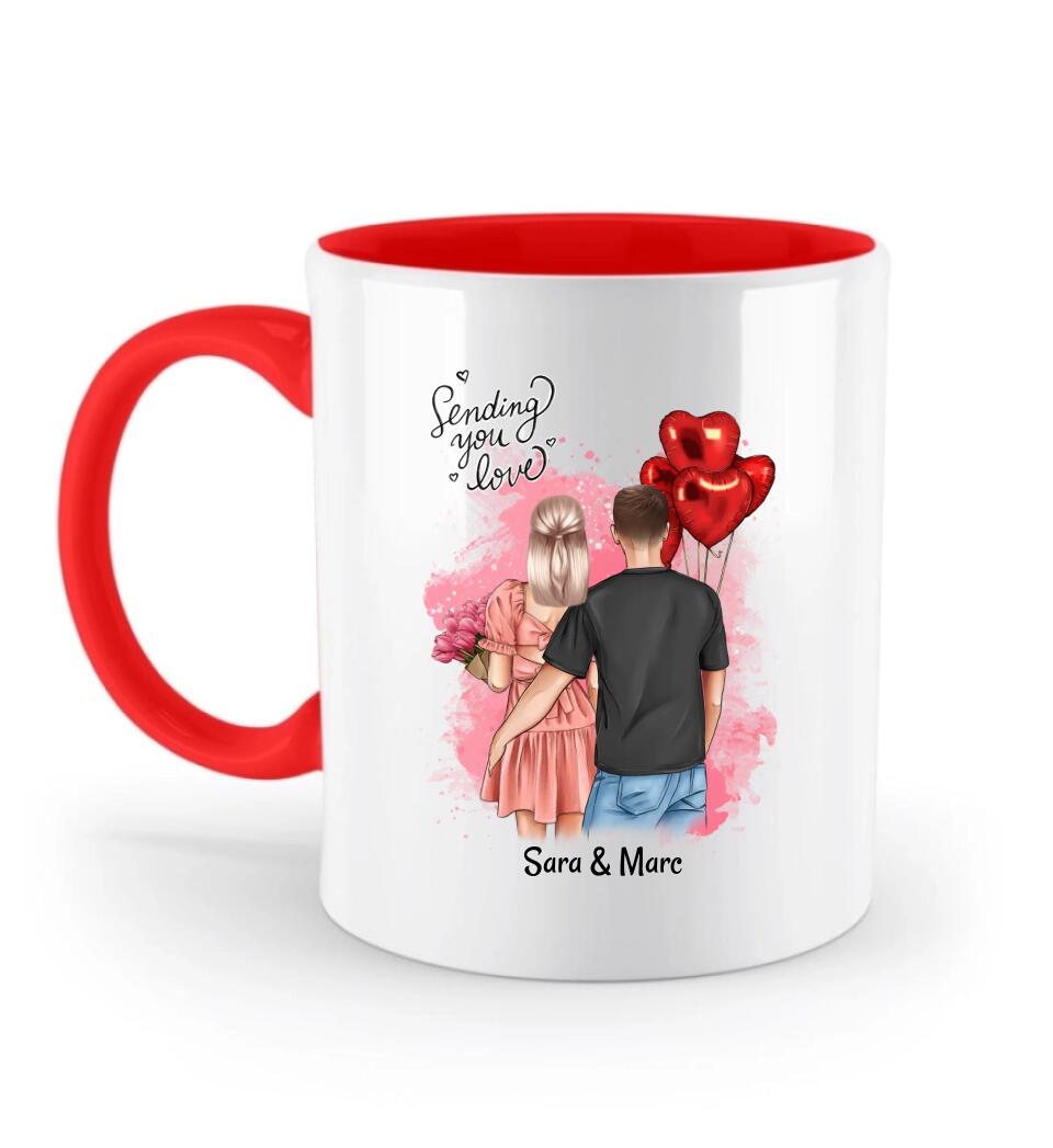 Valentinstag Geschenk Tasse gestalten - Cantty