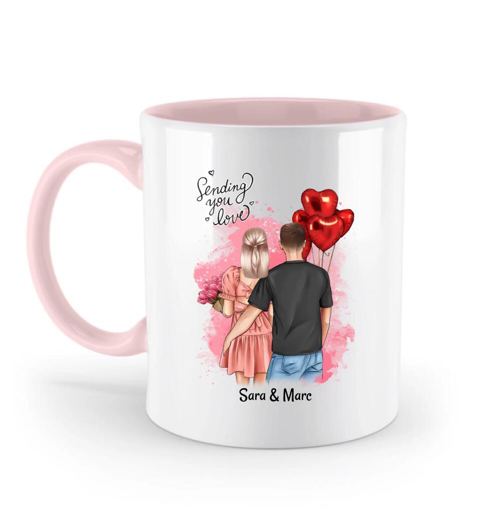 Valentinstag Geschenk Tasse gestalten - Cantty