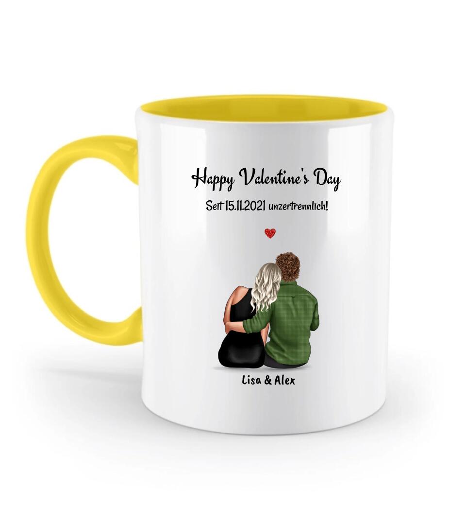 Personalisiertes Valentinstags Tasse Geschenk für Paare - Cantty