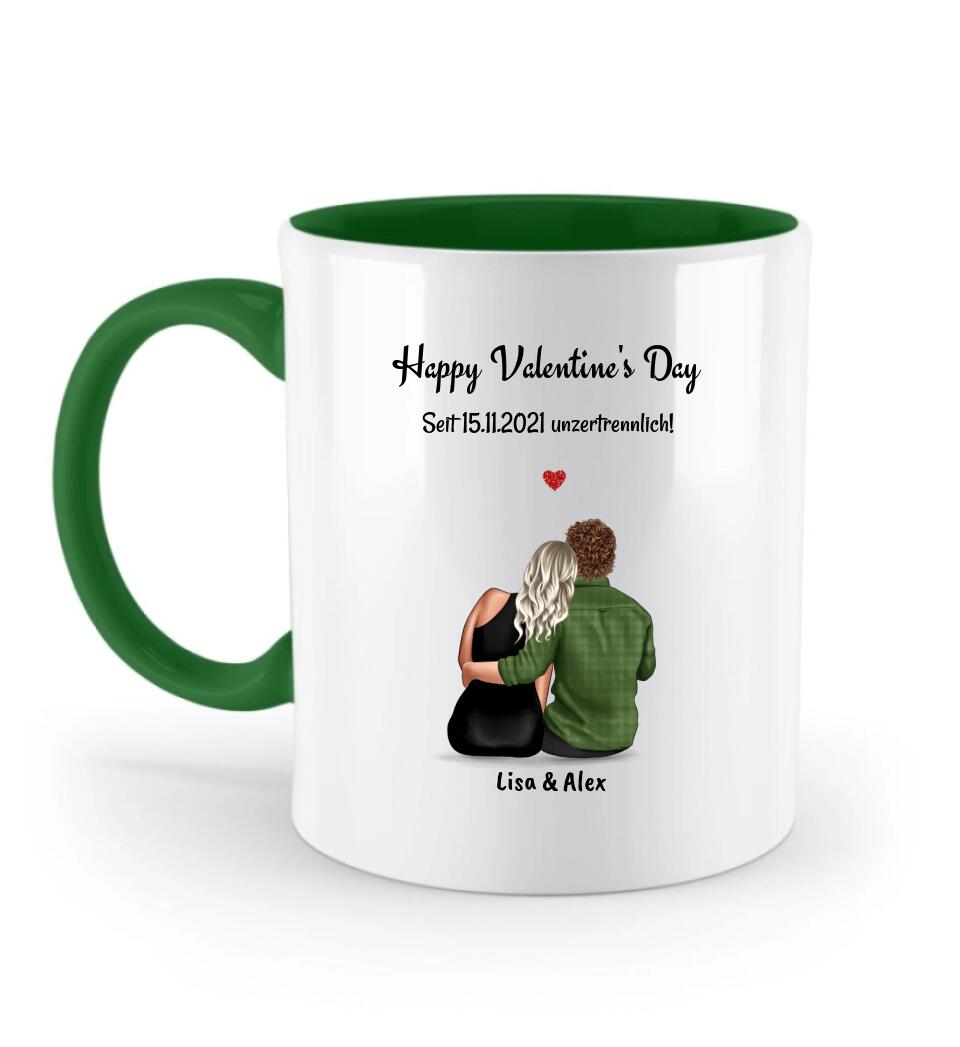Personalisiertes Valentinstags Tasse Geschenk für Paare - Cantty
