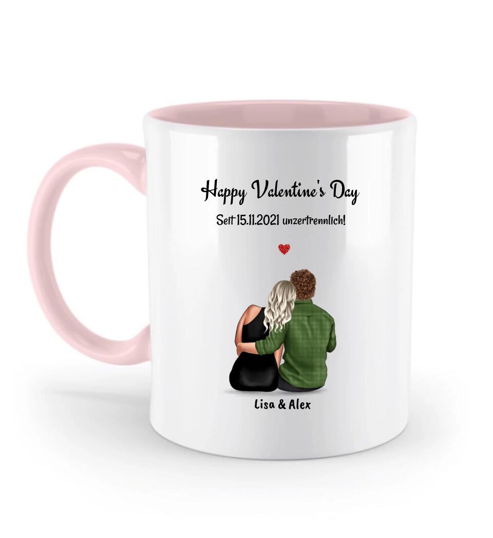 Personalisiertes Valentinstags Tasse Geschenk für Paare - Cantty