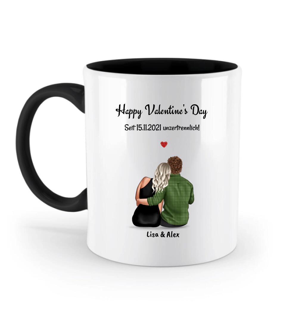 Personalisiertes Valentinstags Tasse Geschenk für Paare - Cantty
