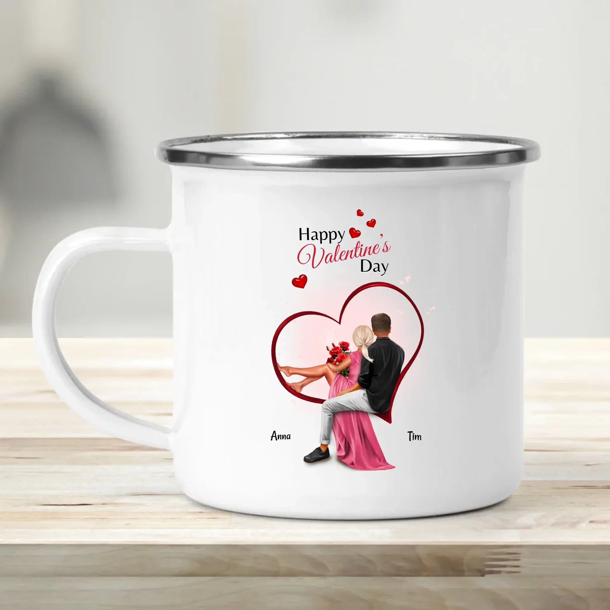 Valentinstag Tasse personalisiert für Sie - Cantty