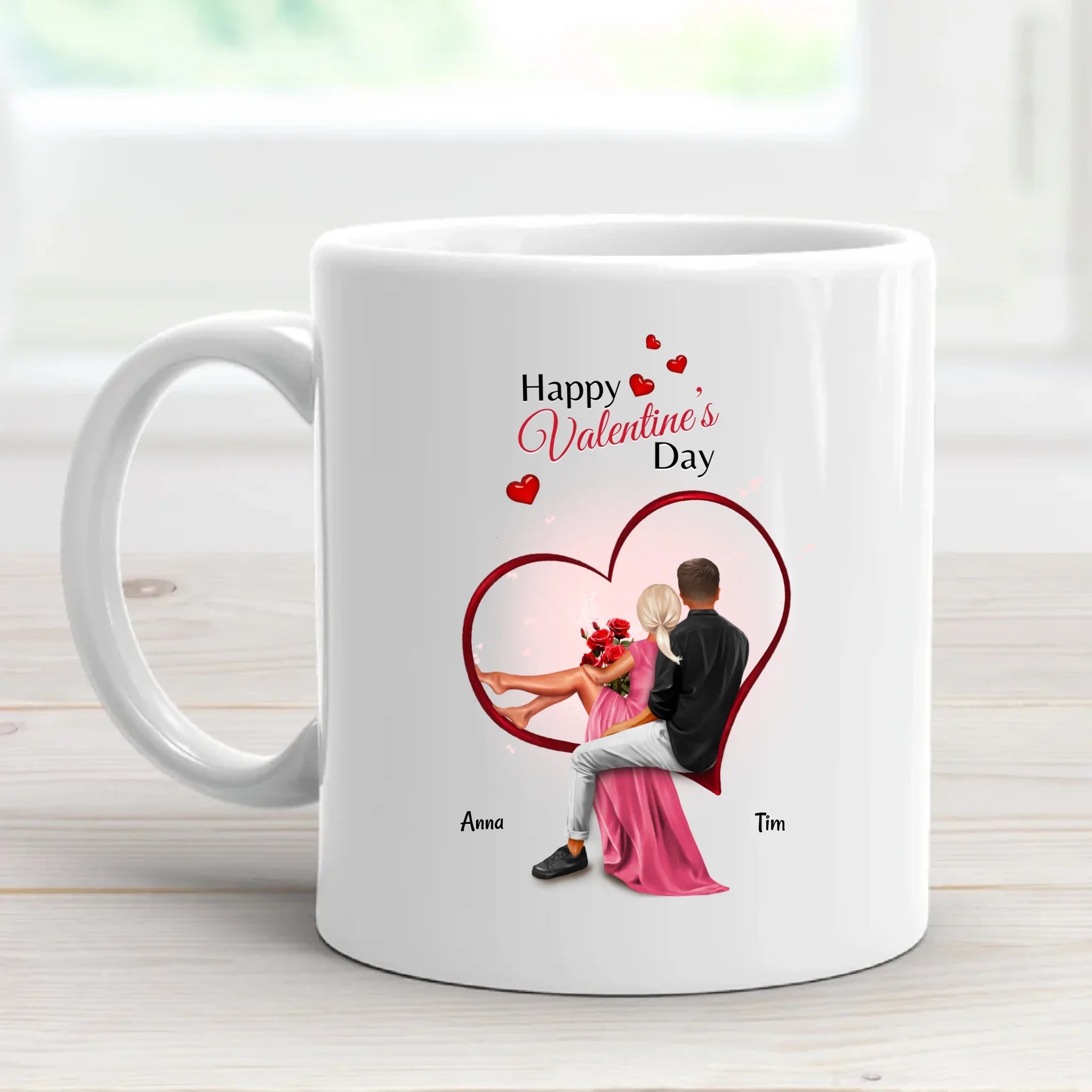 Valentinstag Tasse personalisiert für Sie - Cantty