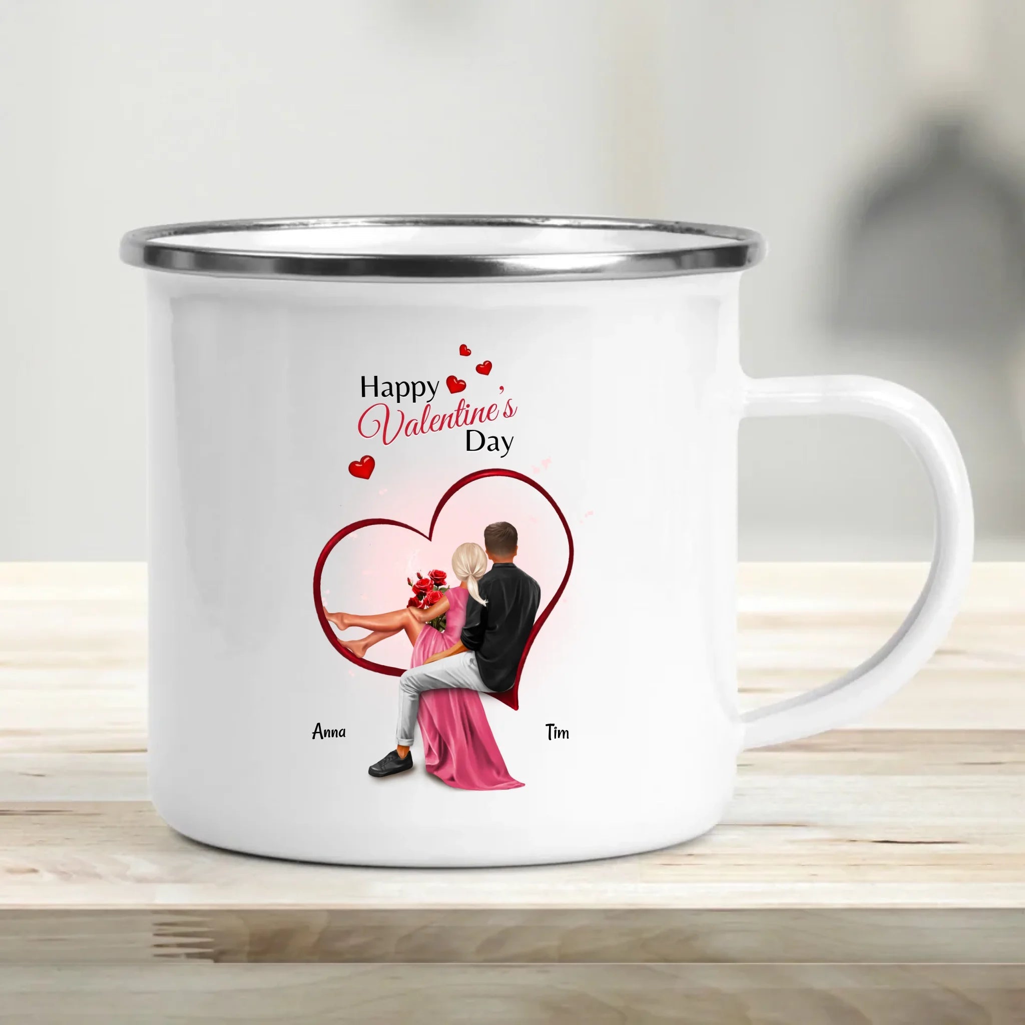 Valentinstag Tasse personalisiert für Sie - Cantty