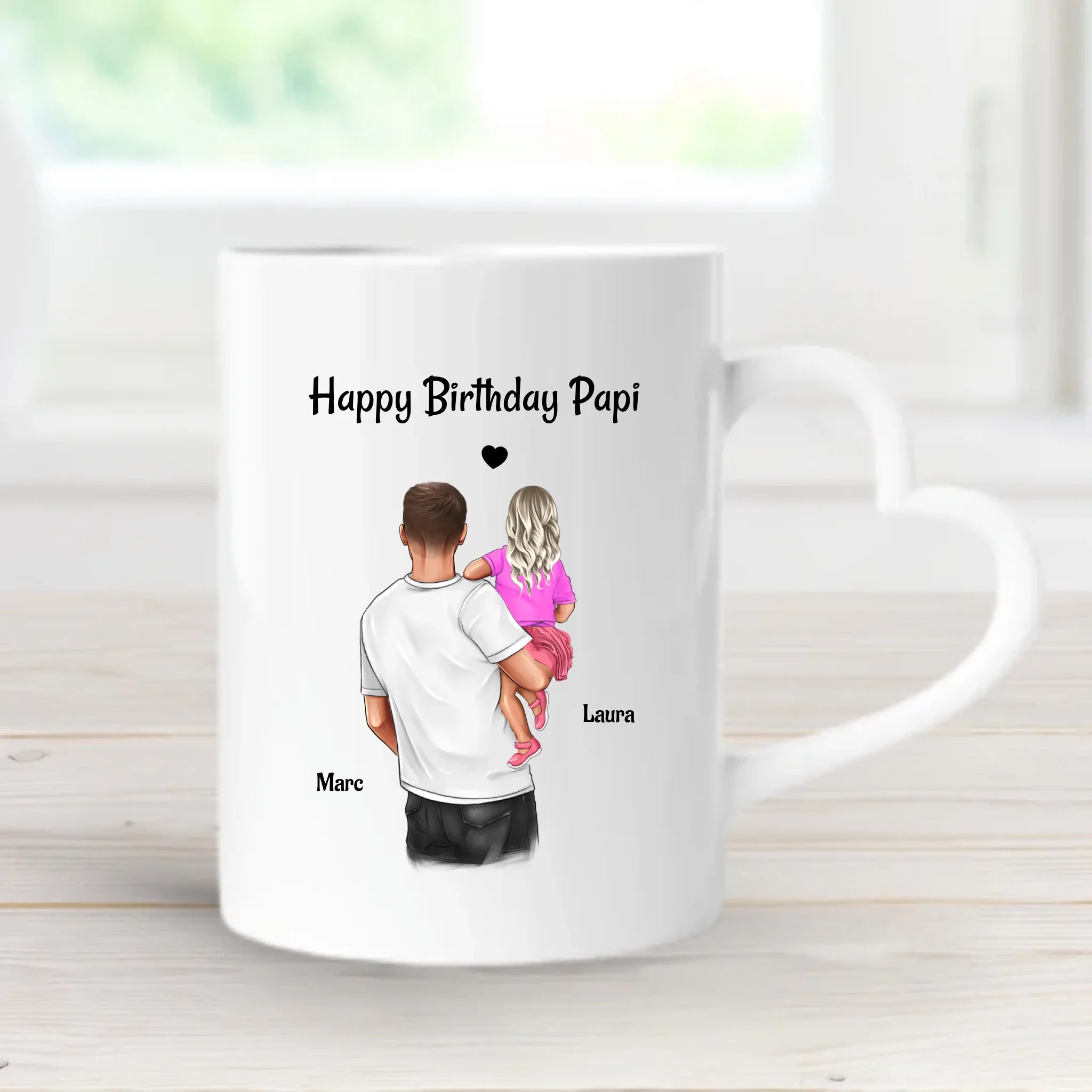 Vater Tochter Tasse Geschenk zum Geburtstag - Cantty