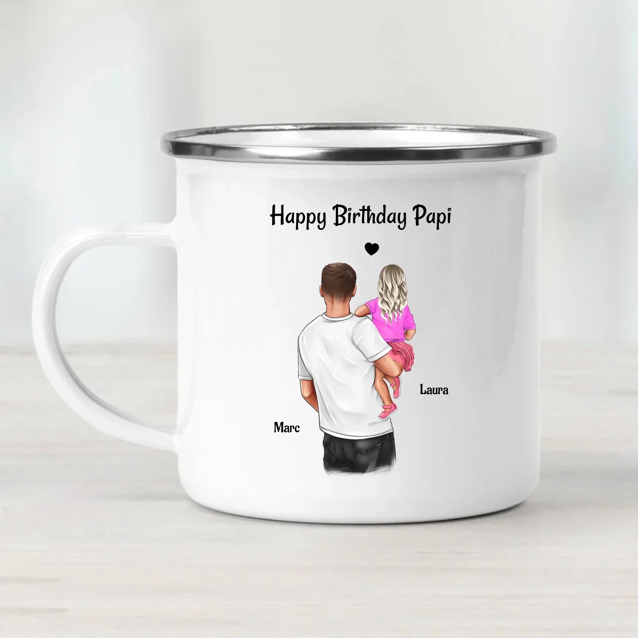 Vater Tochter Tasse Geschenk zum Geburtstag - Cantty