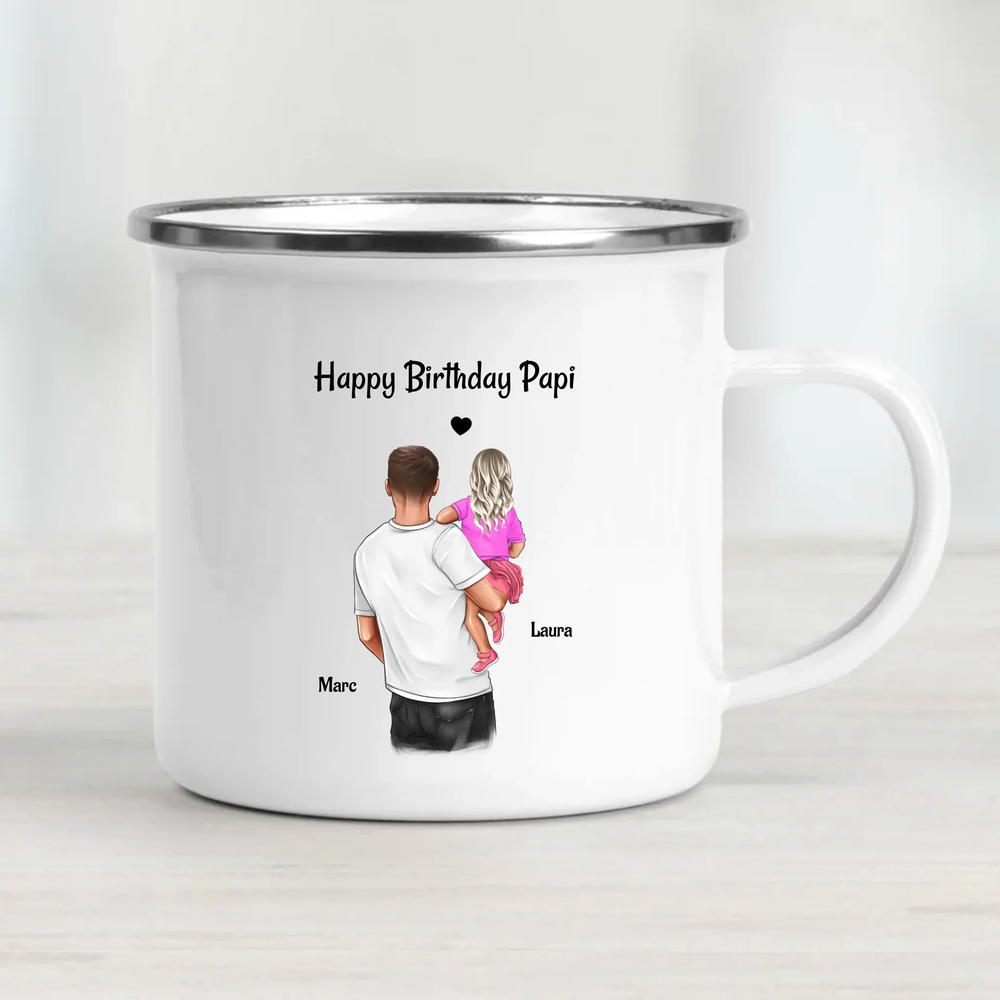 Vater Tochter Tasse Geschenk zum Geburtstag - Cantty
