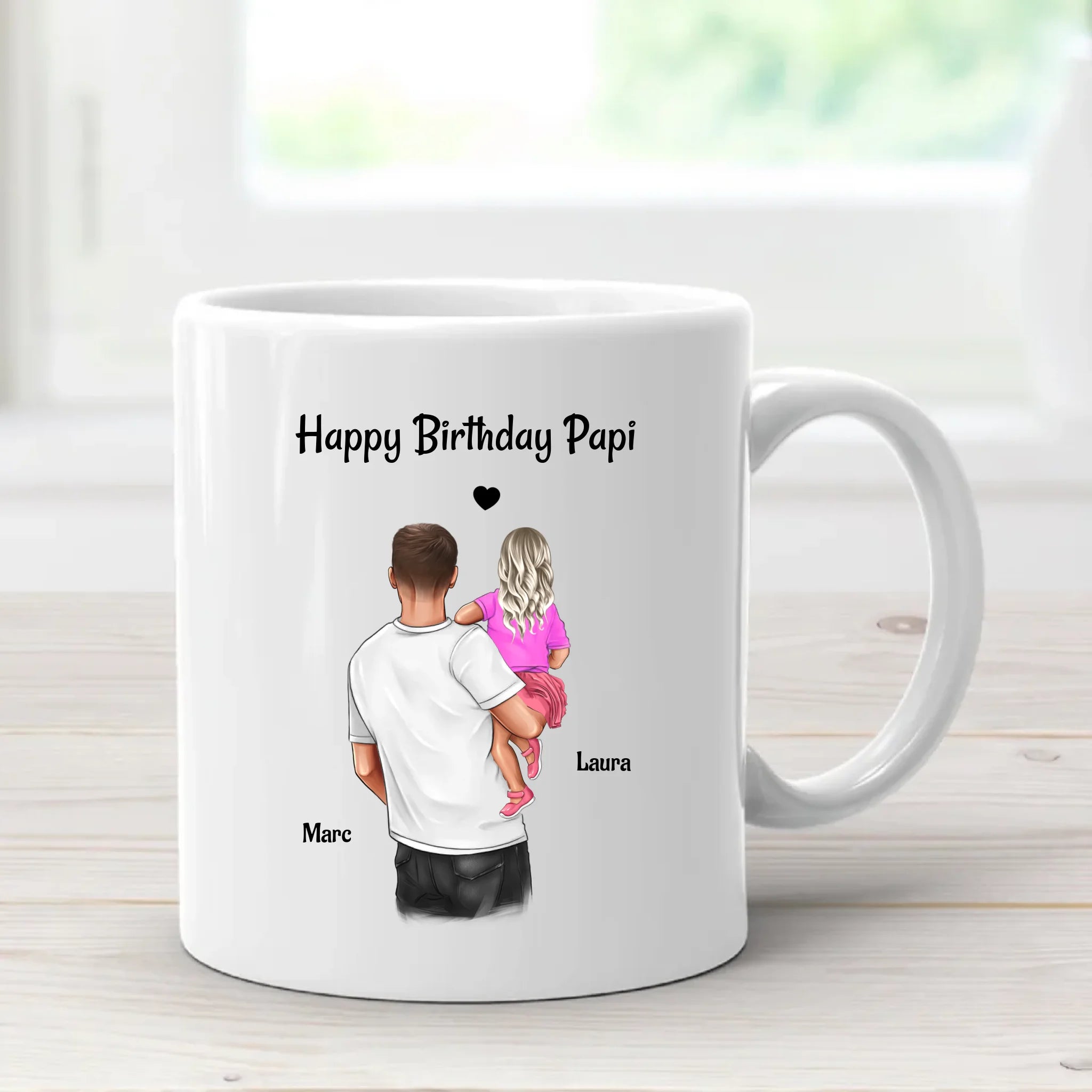 Vater Tochter Tasse Geschenk zum Geburtstag - Cantty