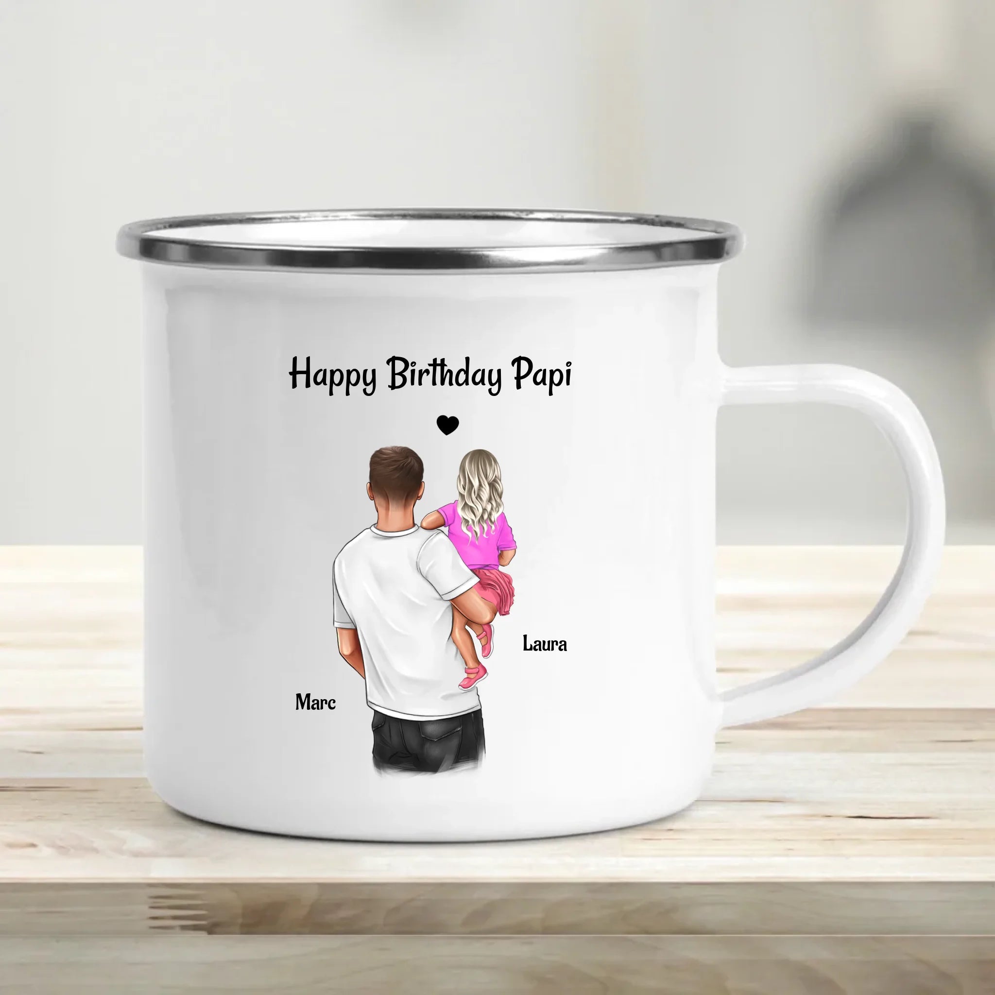 Vater Tochter Tasse Geschenk zum Geburtstag - Cantty