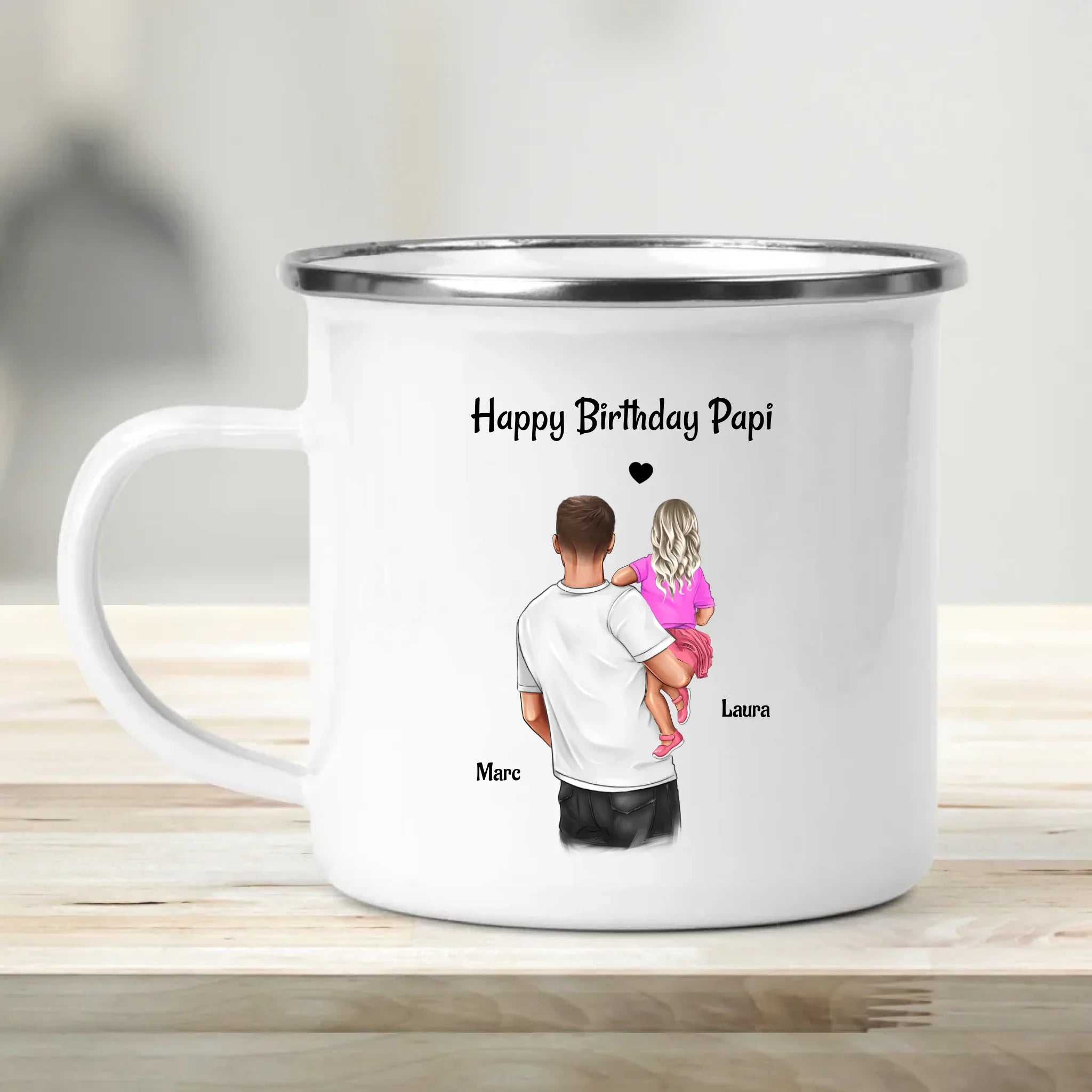 Vater Tochter Tasse Geschenk zum Geburtstag - Cantty