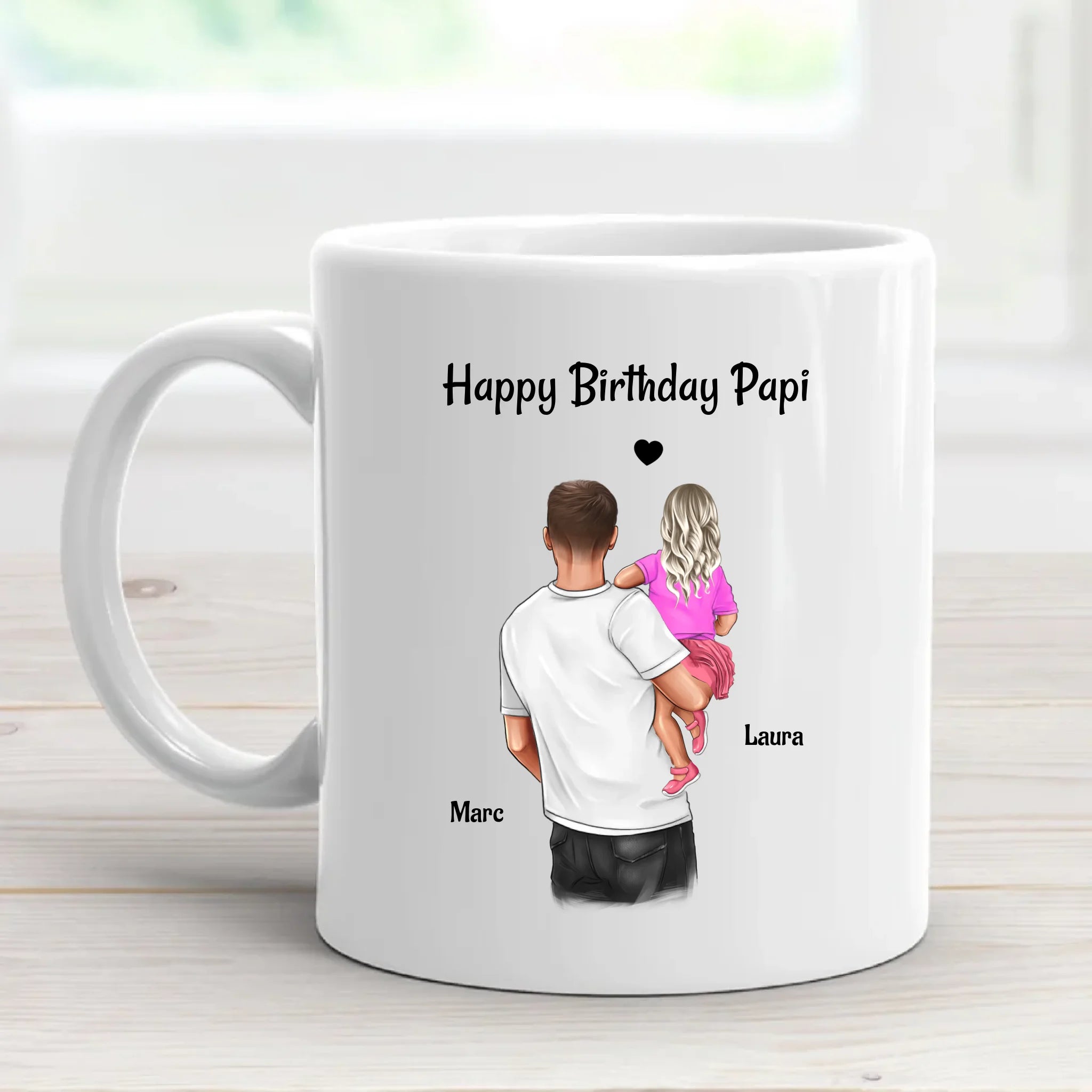 Vater Tochter Tasse Geschenk zum Geburtstag - Cantty