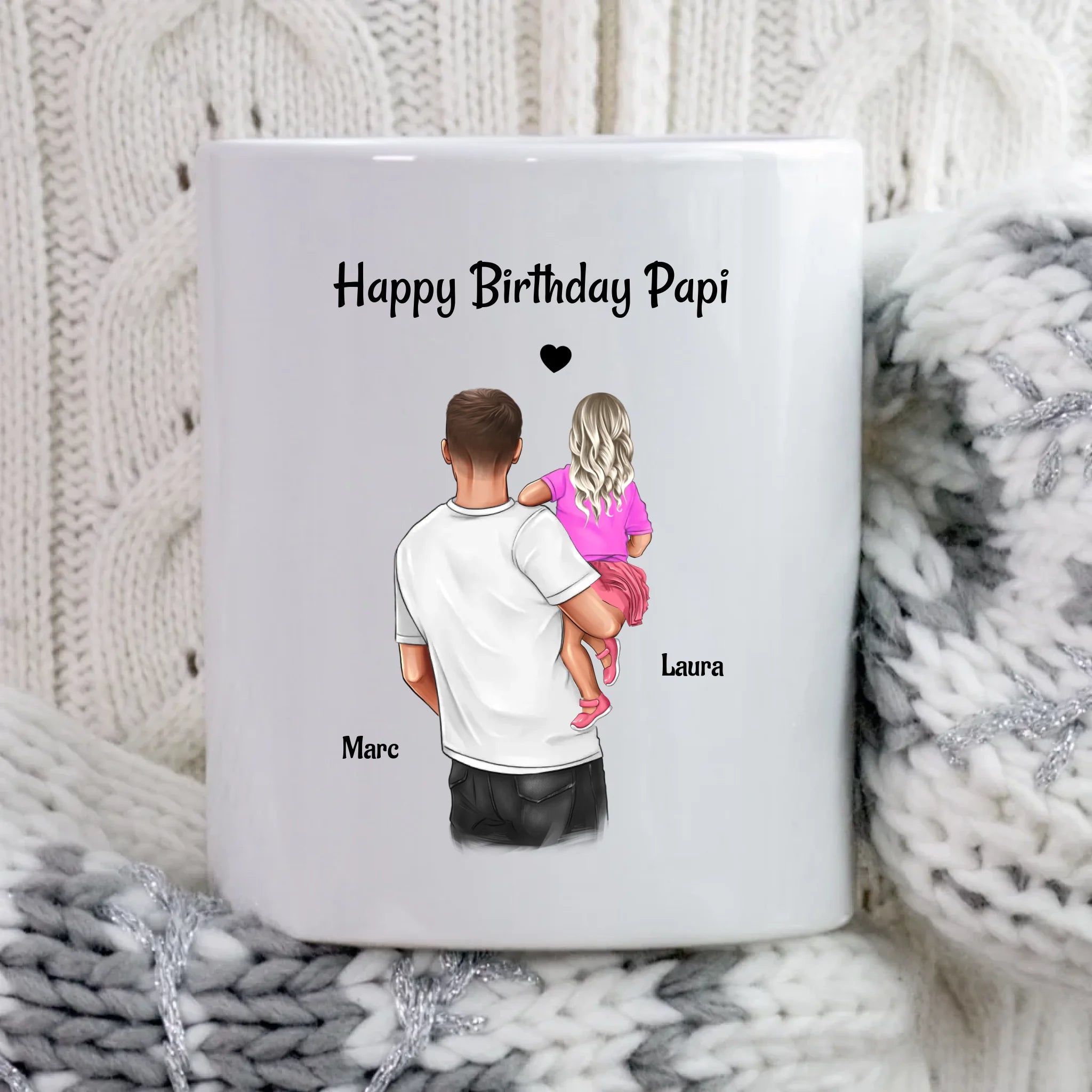 Vater Tochter Tasse Geschenk zum Geburtstag - Cantty