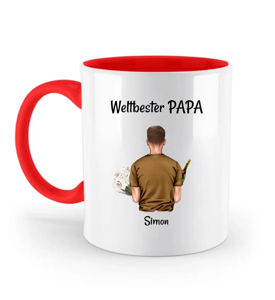 Vatertag Tasse Geschenk personalisiert - Cantty