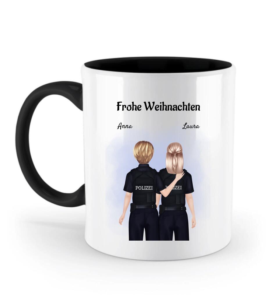 Weihnachtsgeschenk für Kollegin Tasse Polizistin - Cantty