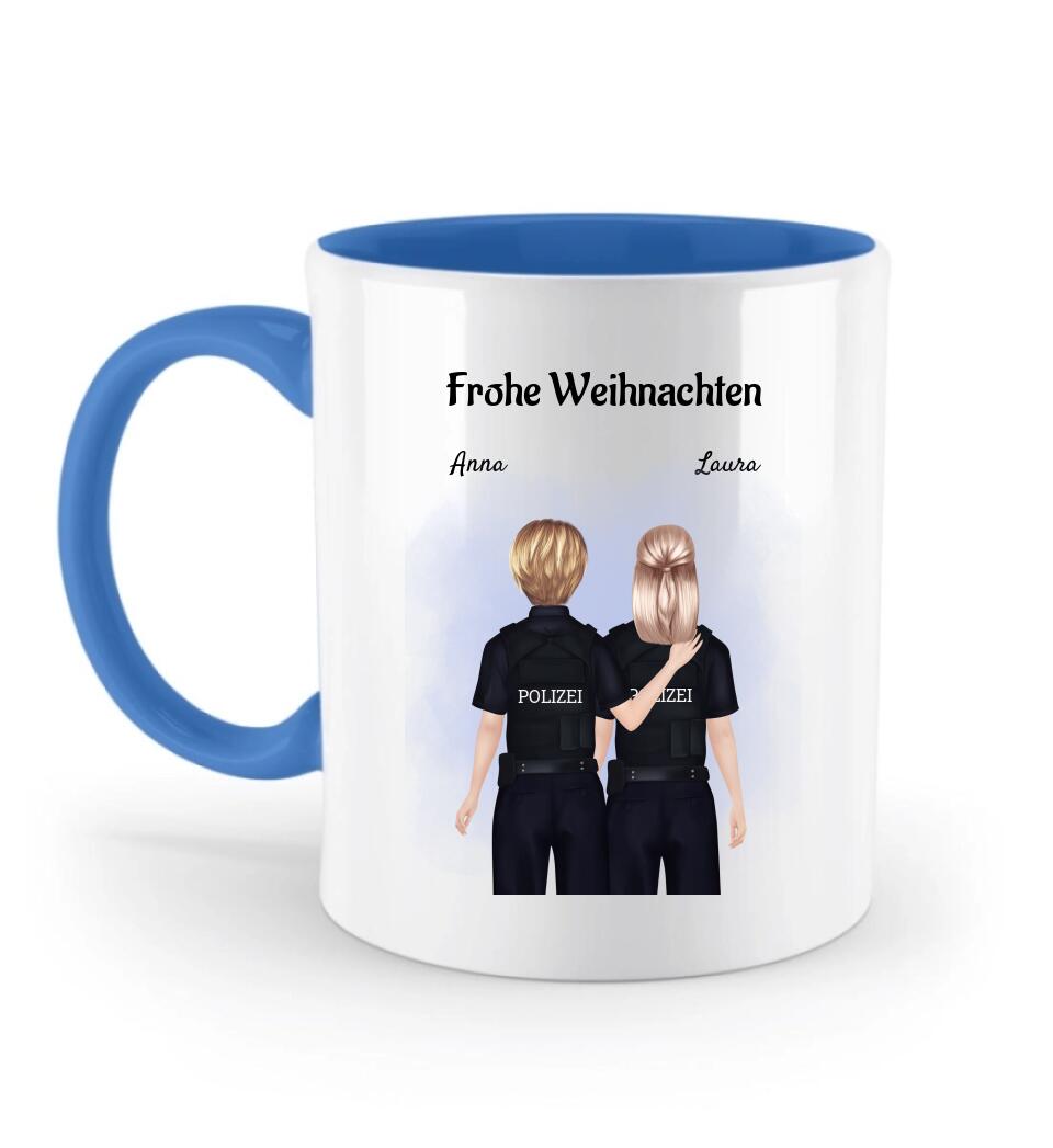 Weihnachtsgeschenk für Kollegin Tasse Polizistin - Cantty