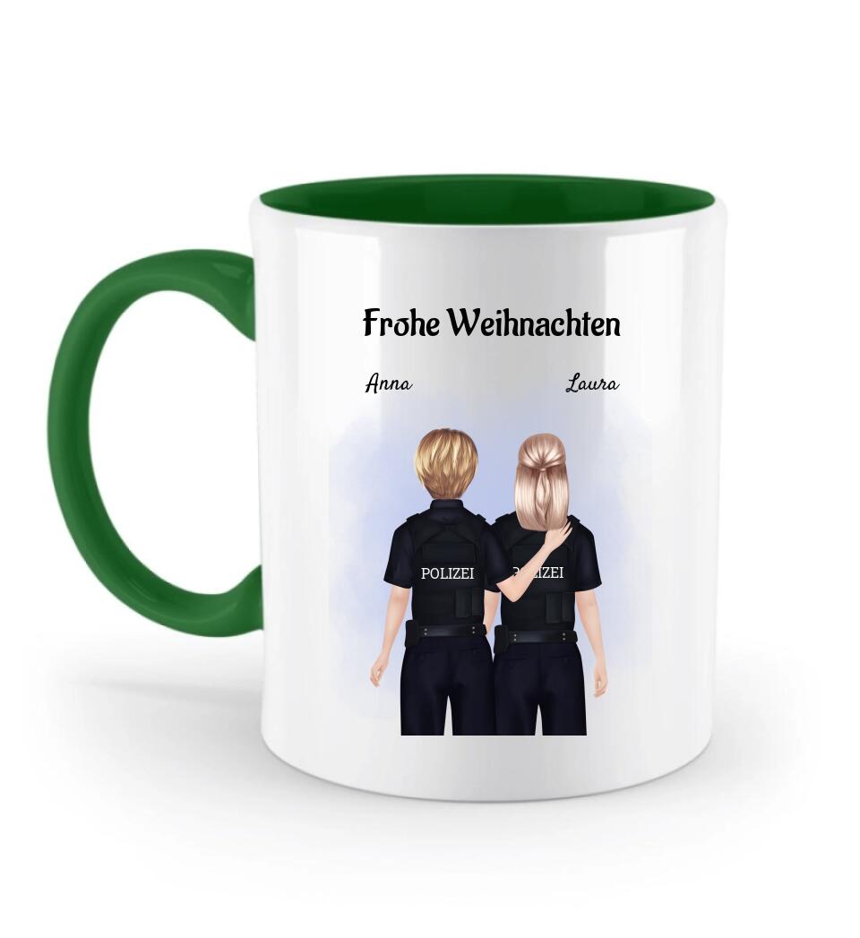 Weihnachtsgeschenk für Kollegin Tasse Polizistin - Cantty