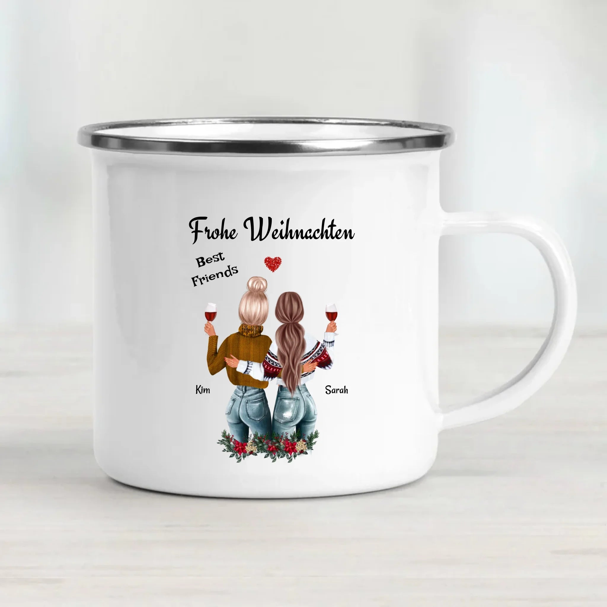 Weihnachtsgeschenk Tasse für die beste Freundin - Cantty