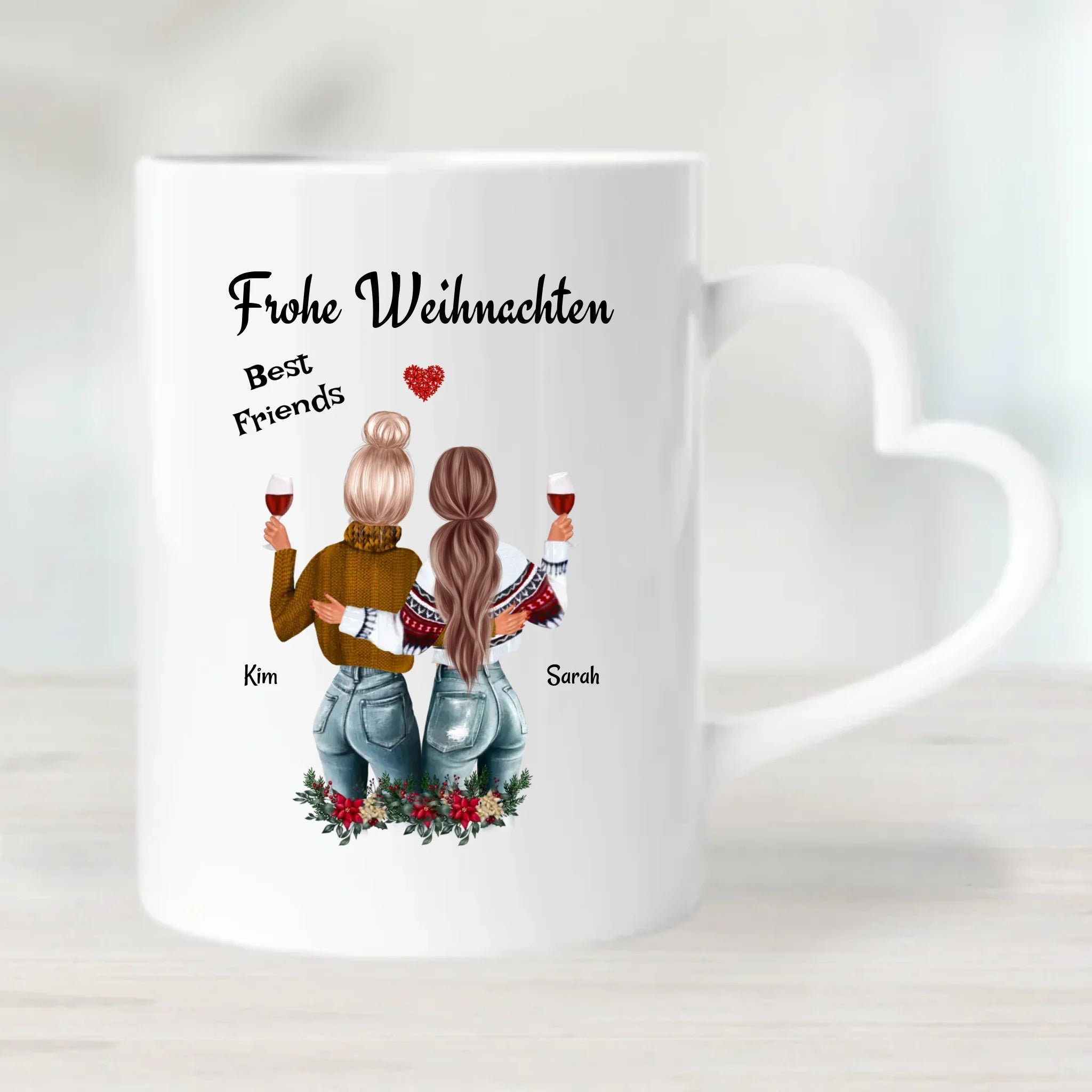 Weihnachtsgeschenk Tasse für die beste Freundin - Cantty