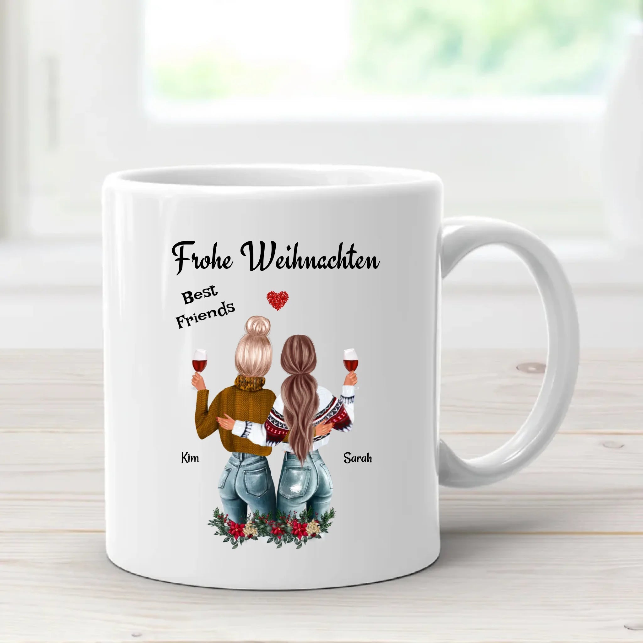 Weihnachtsgeschenk Tasse für die beste Freundin - Cantty