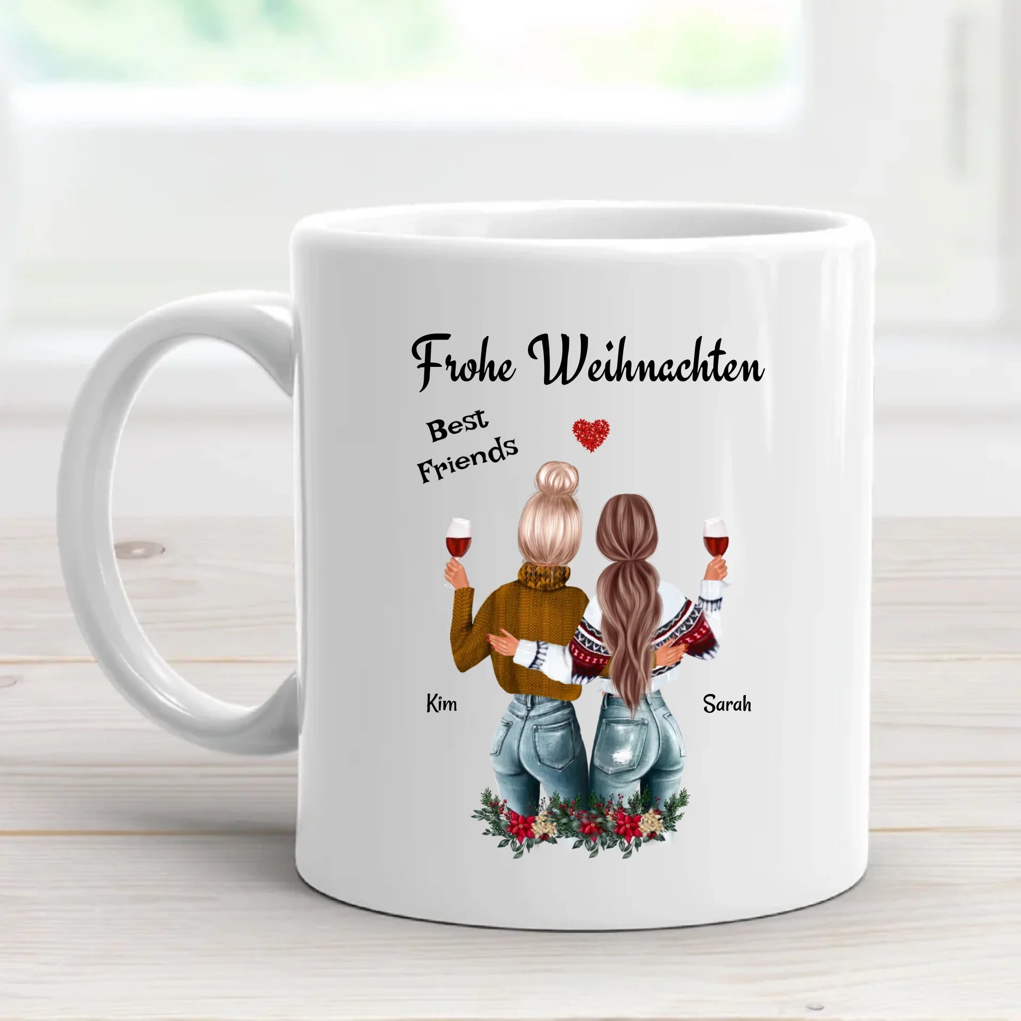 Weihnachtsgeschenk Tasse für die beste Freundin - Cantty