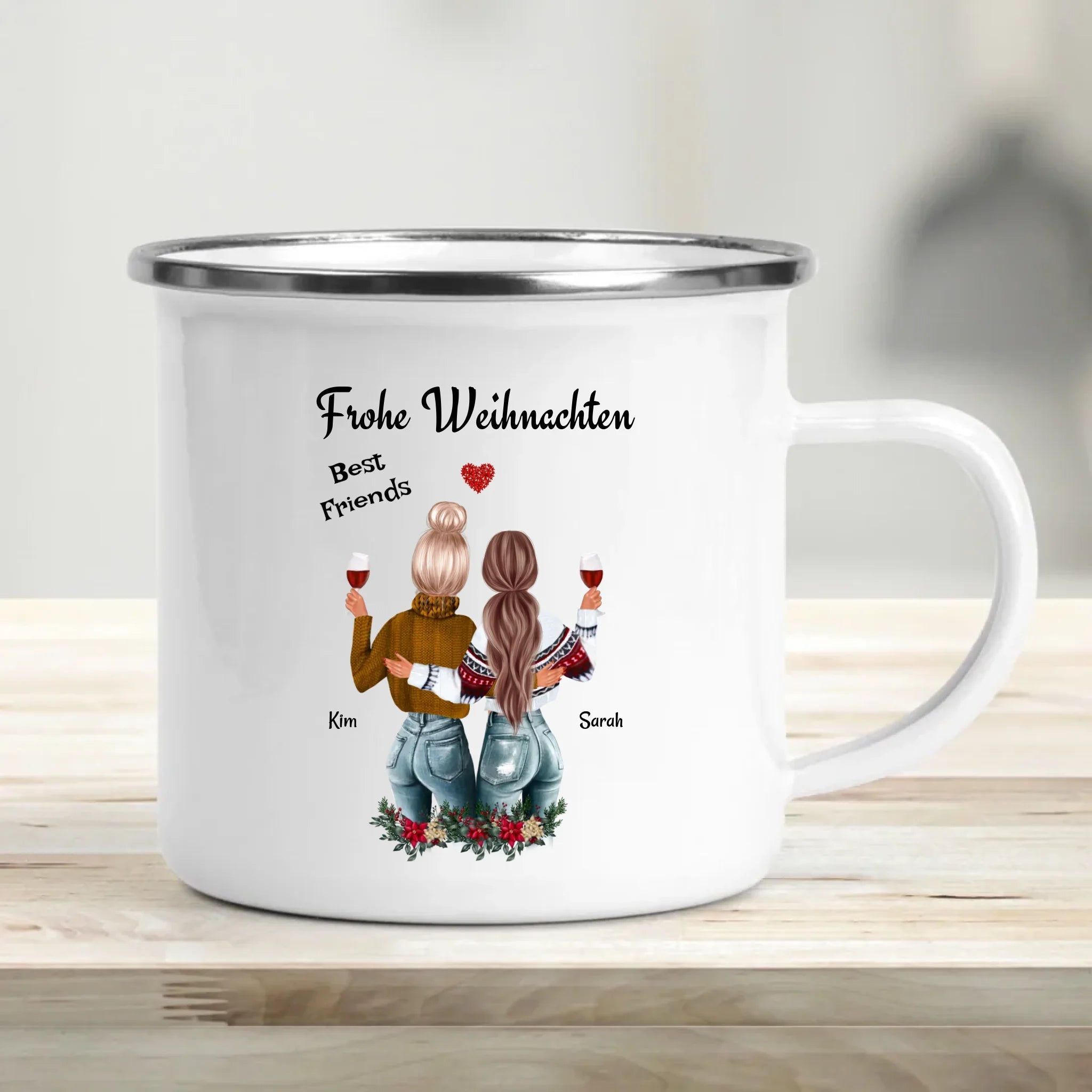 Weihnachtsgeschenk Tasse für die beste Freundin - Cantty