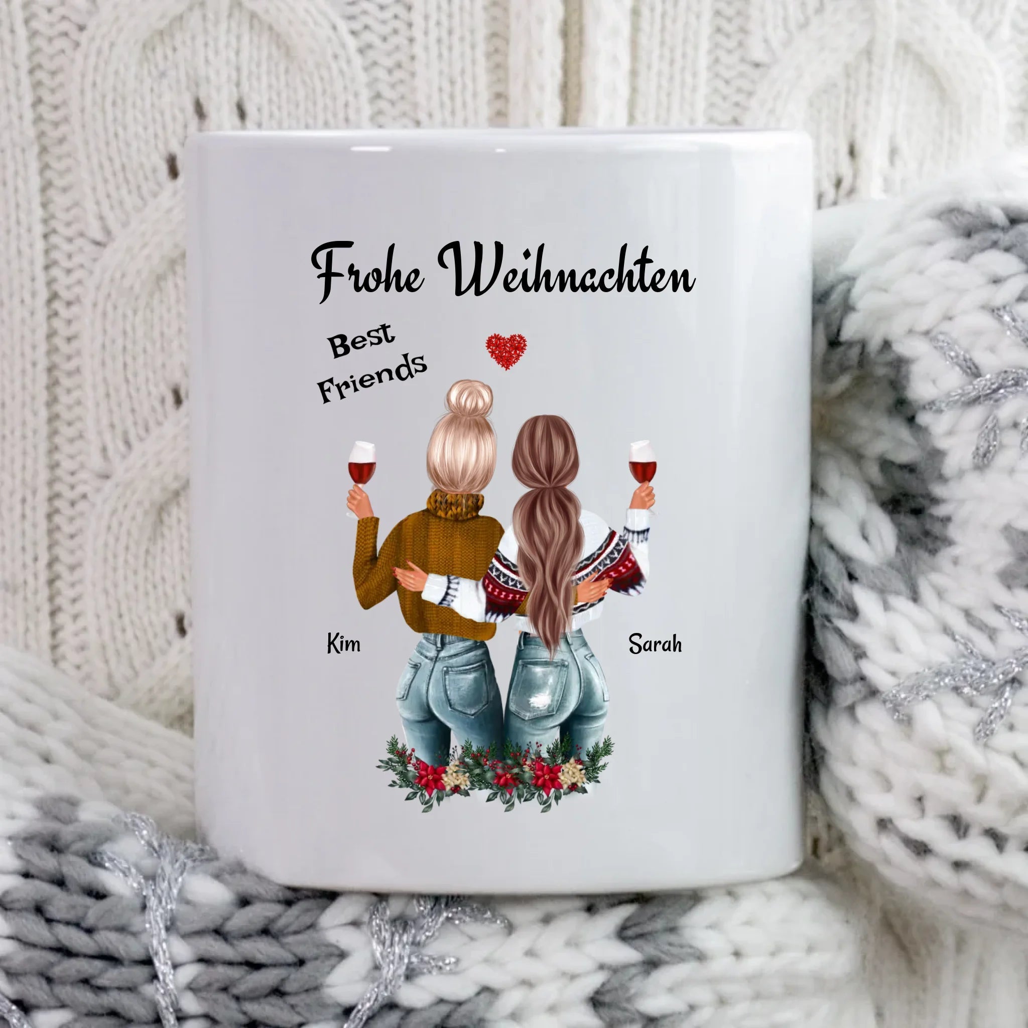 Weihnachtsgeschenk Tasse für die beste Freundin - Cantty