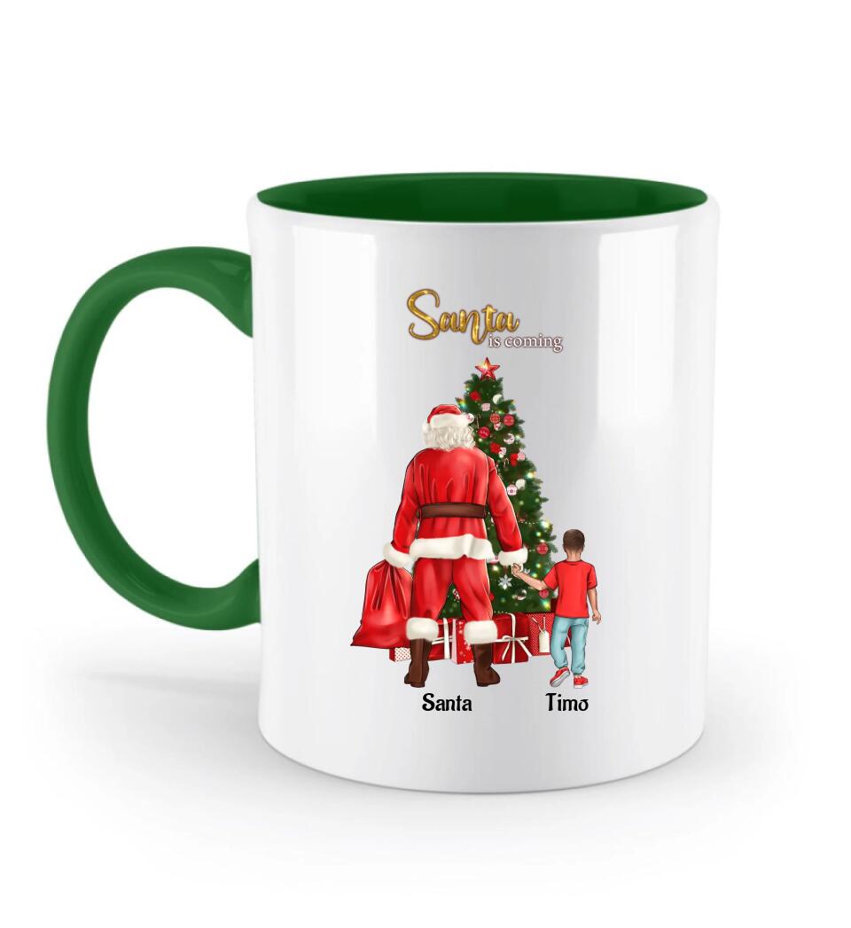 Weihnachtstasse für kleinen Jungen personalisiert - Cantty