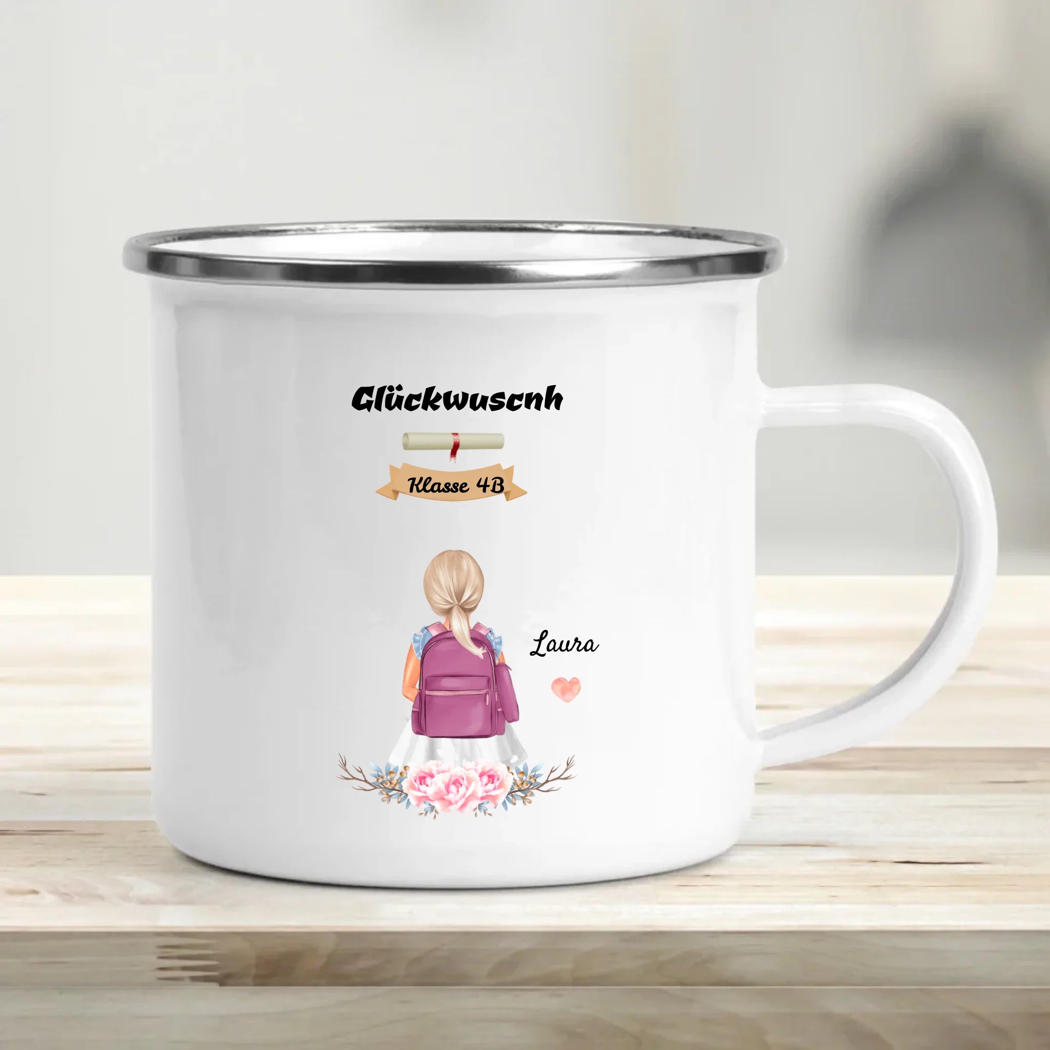 Zeugnis Geschenk Tasse Mädchen - Cantty