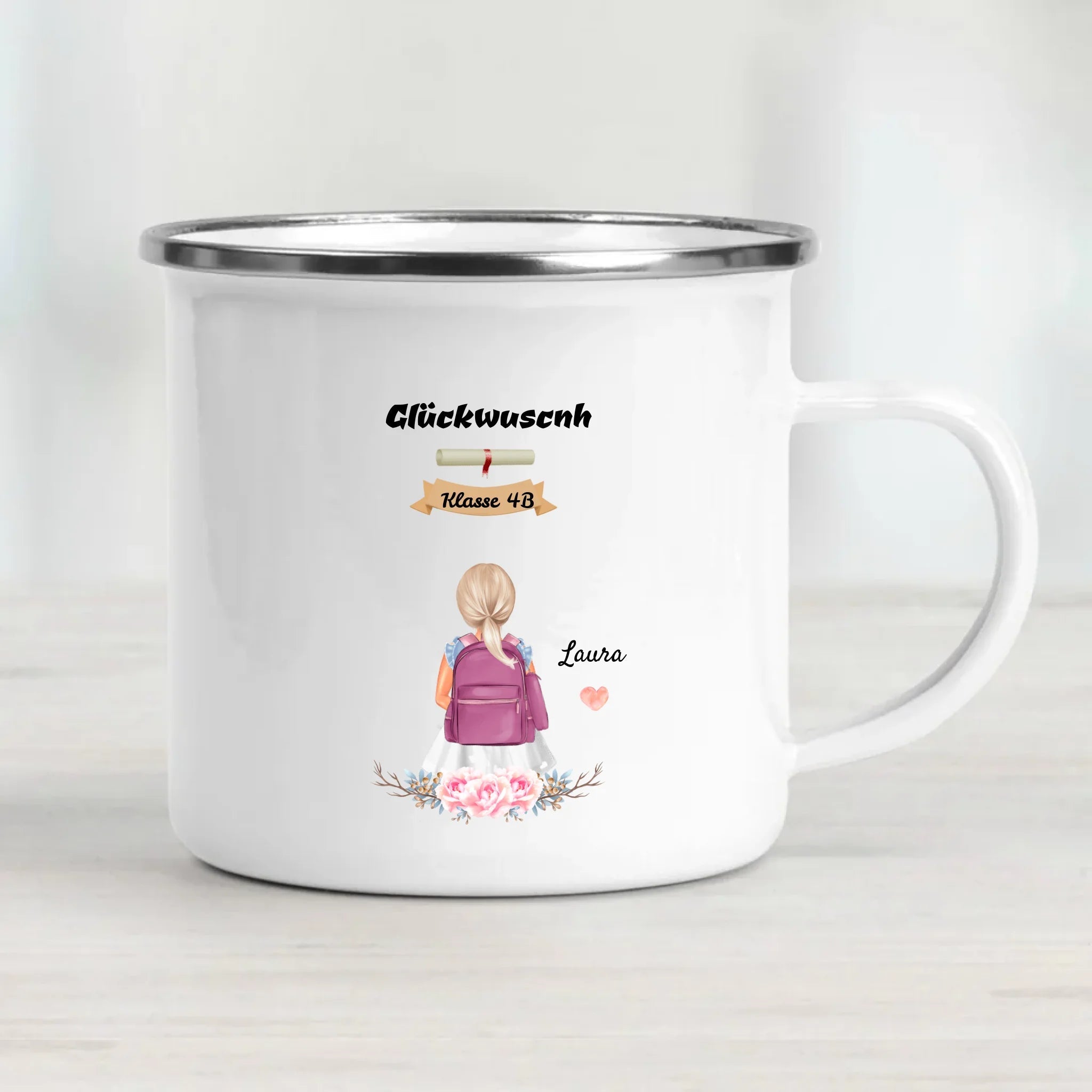 Zeugnis Geschenk Tasse Mädchen - Cantty