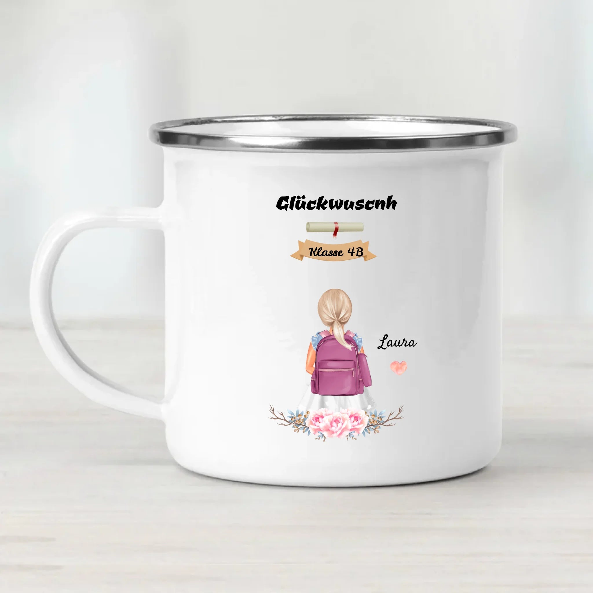 Zeugnis Geschenk Tasse Mädchen - Cantty