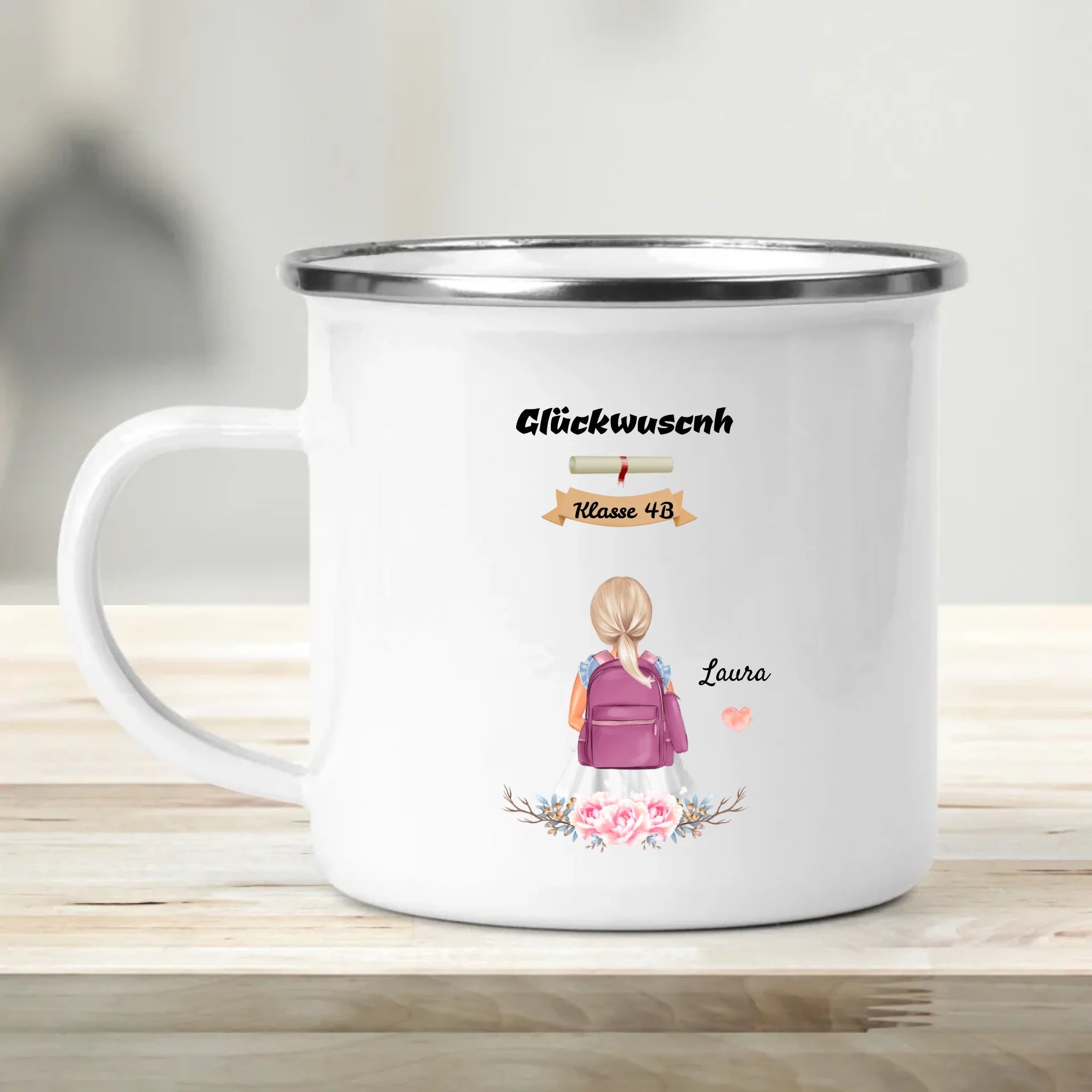 Zeugnis Geschenk Tasse Mädchen - Cantty