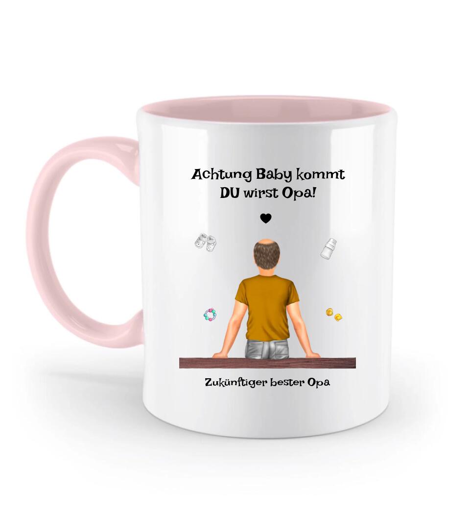 Zukünftiger Opa Tasse Geschenk Ankündigung Schwangerschaft - Cantty