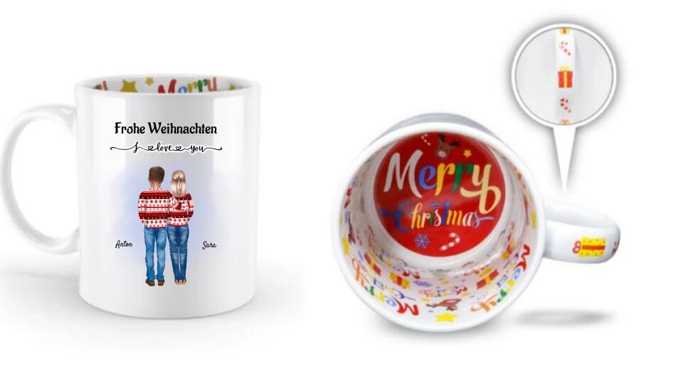 Tasse Weihnachten Oma Opa Geschenk - Cantty