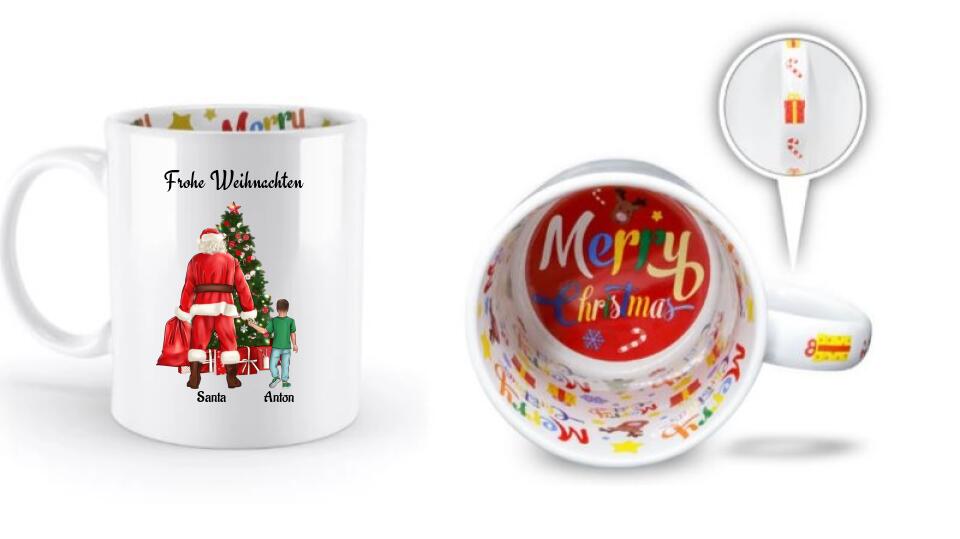 Weihnachtstasse Geschenk für Junge Patenkind - Cantty
