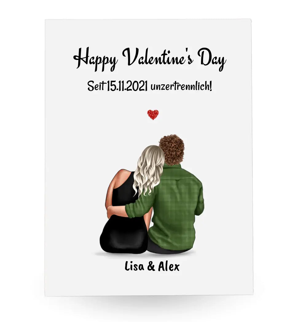 Valentinstag Poster Geschenke personalisiert