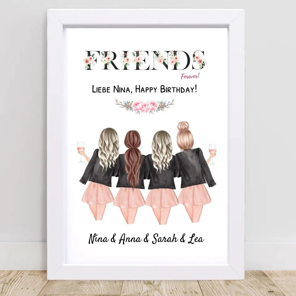 Personalisierte Geburtstagsgeschenke für Freundinnen