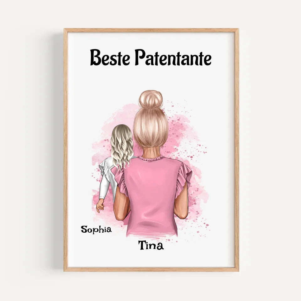 Patentante Geschenke zur Taufe personalisiert