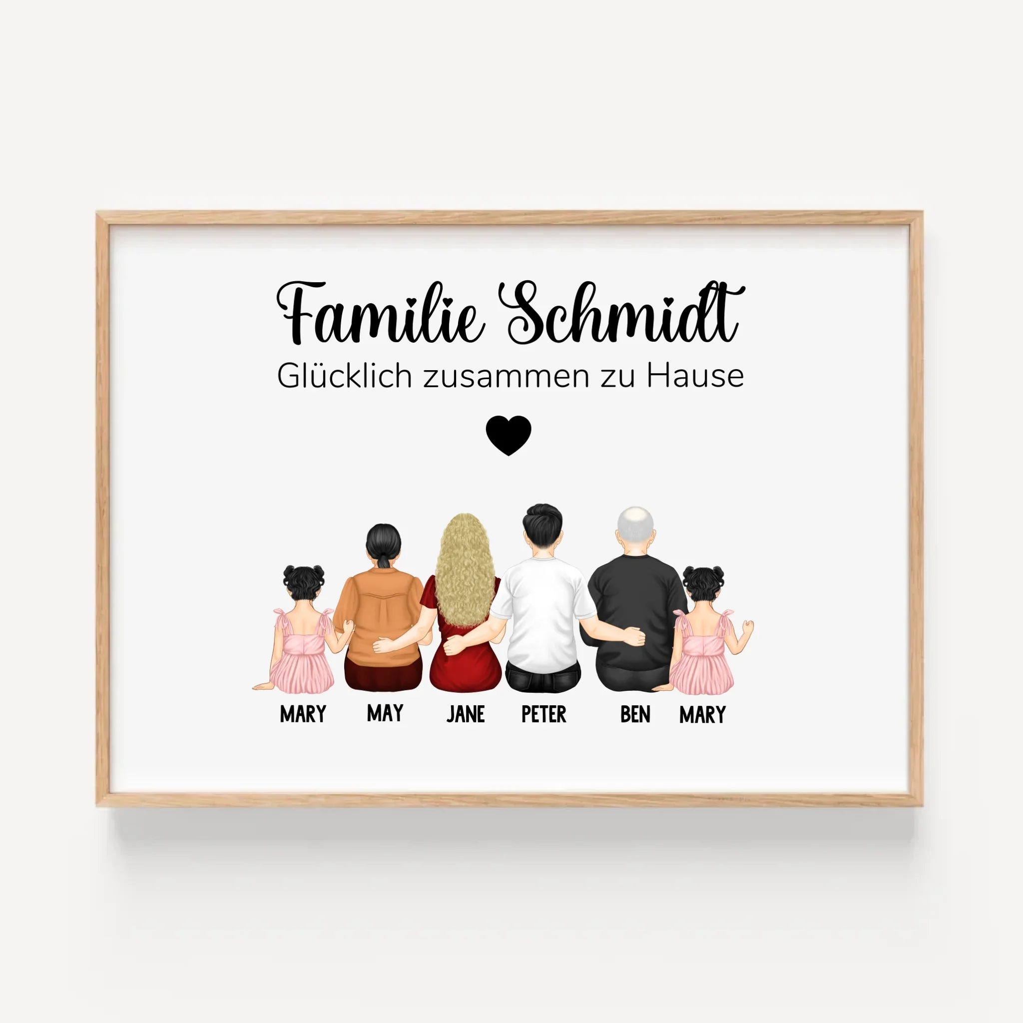 Personalisierte Familie Geschenke  – Poster & Tassen gestalten
